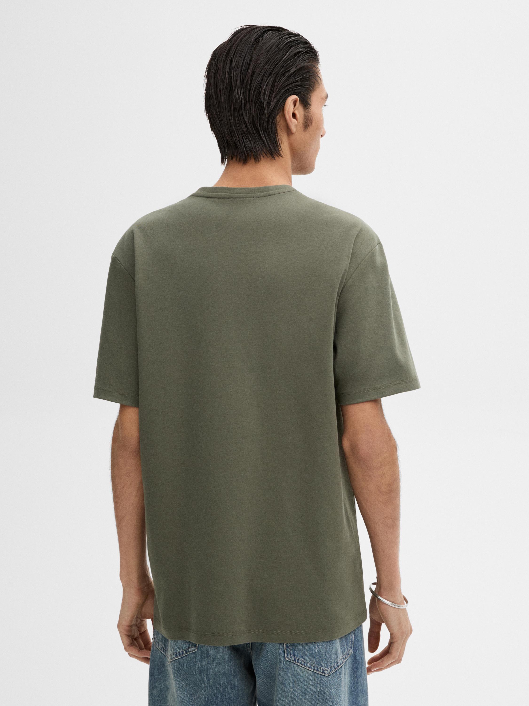 100% mercerised cotton T-shirt