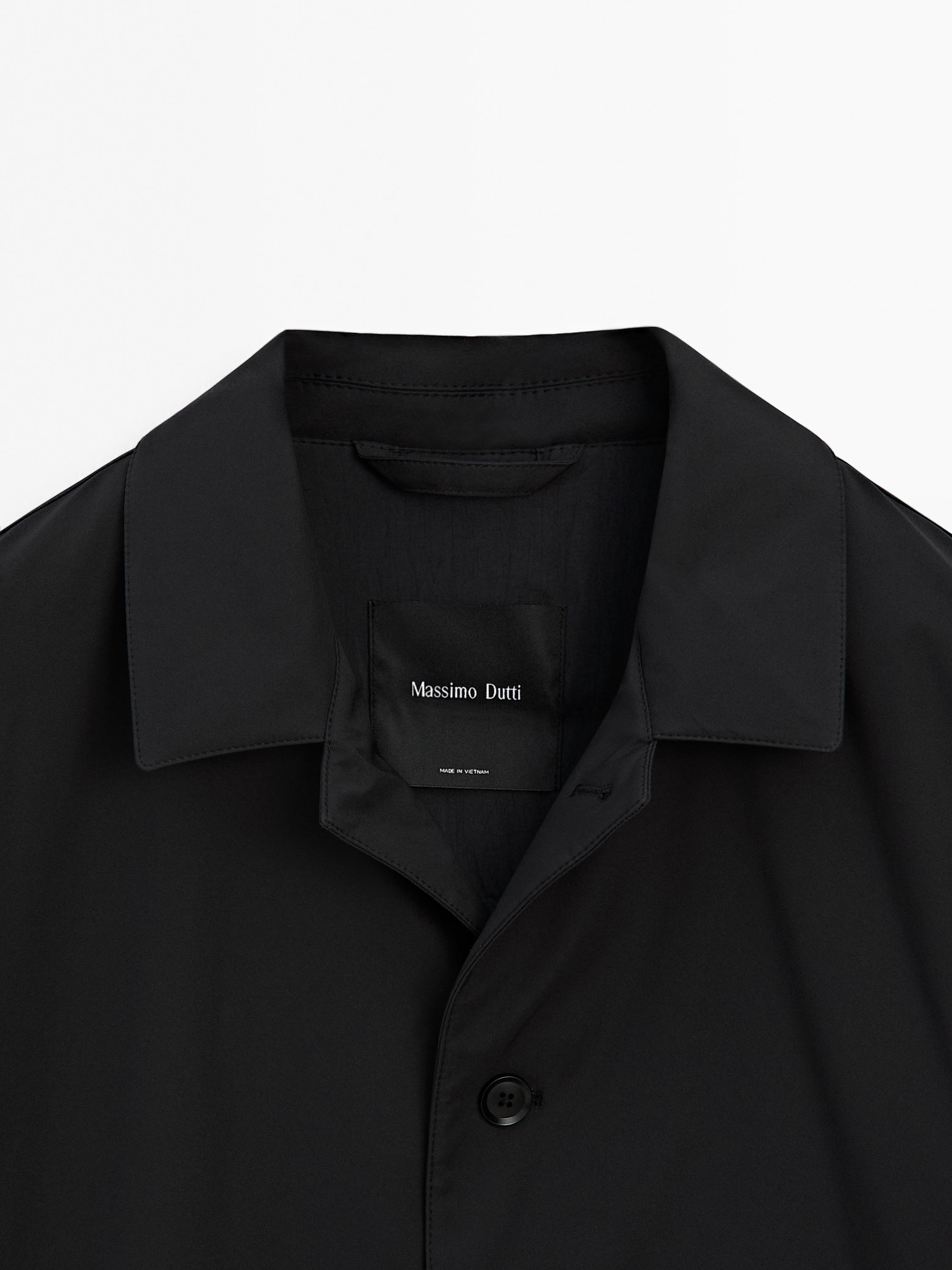 Trench in tessuto water repellent