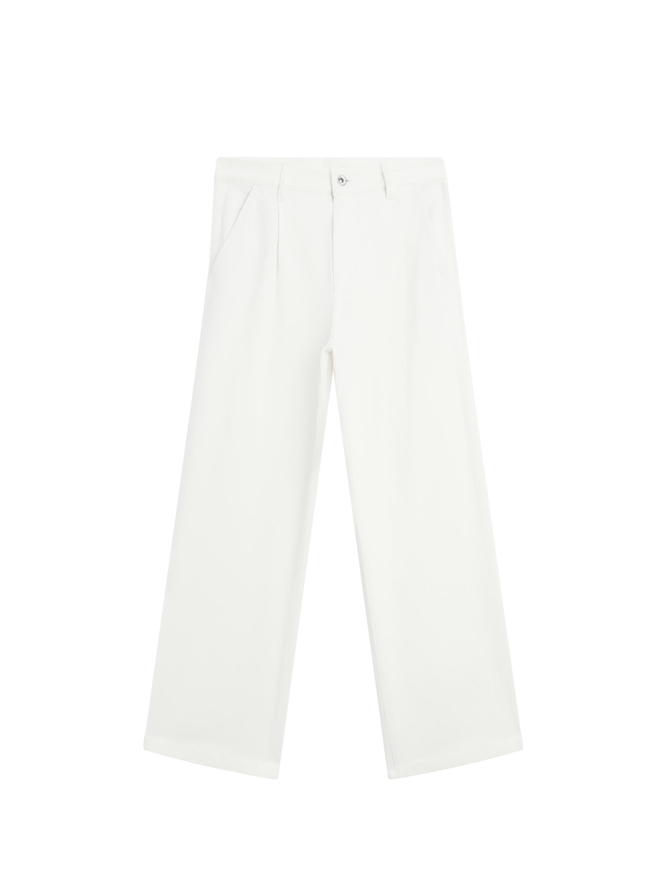 Pantaloni relax fit a vita media
