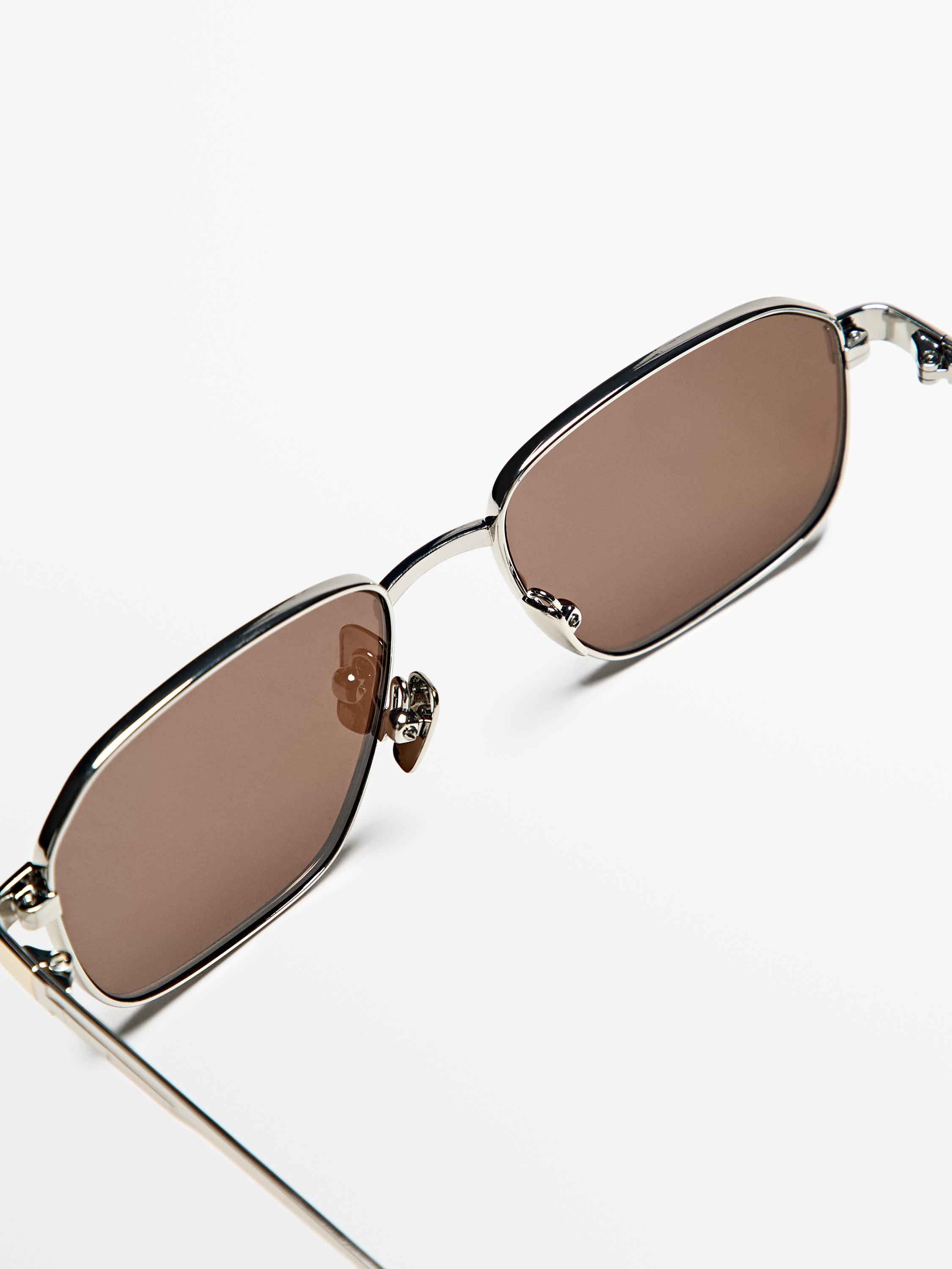 Sonnenbrille mit Metallgestell