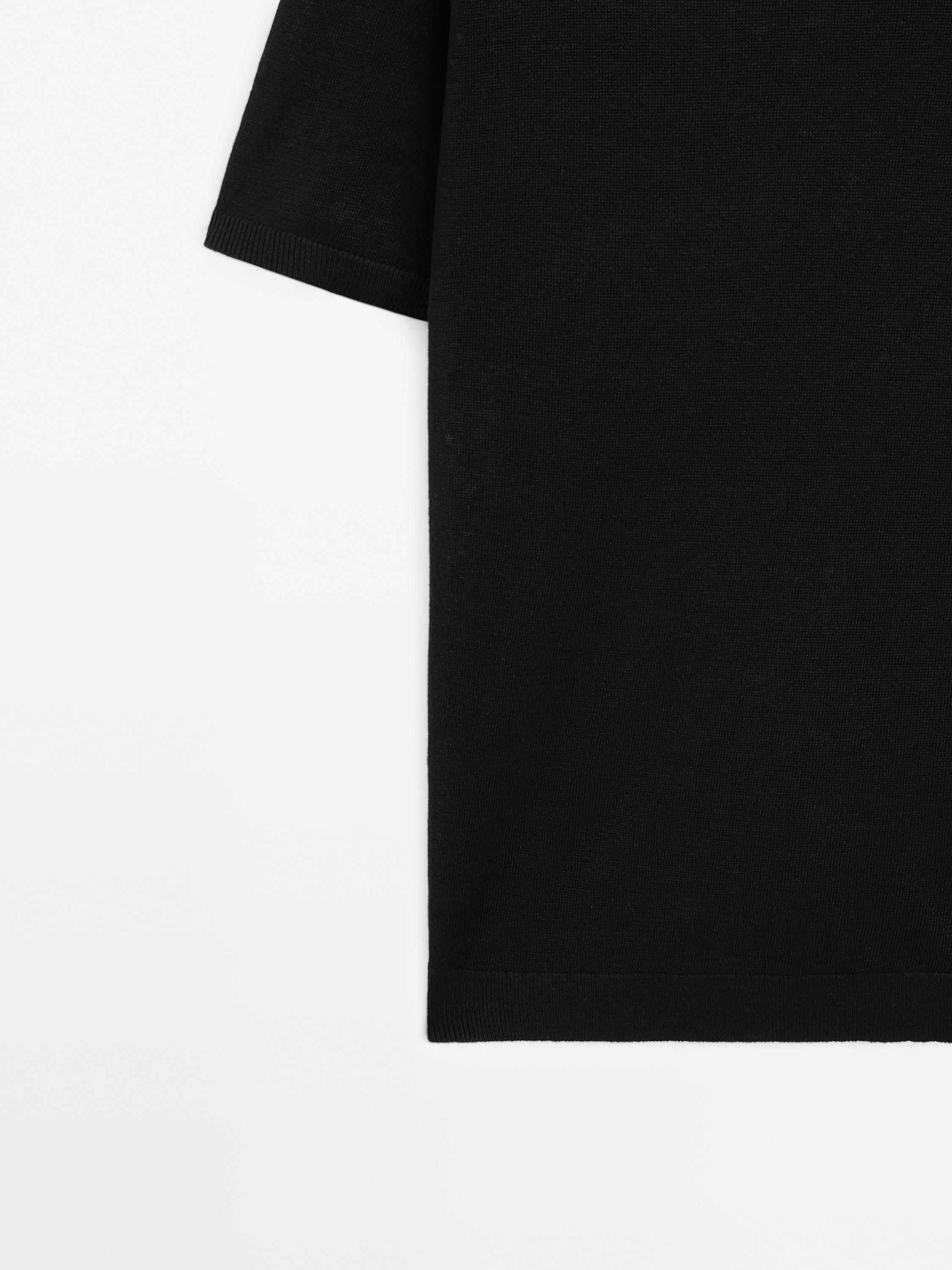 100% linen short sleeve knit T-shirt