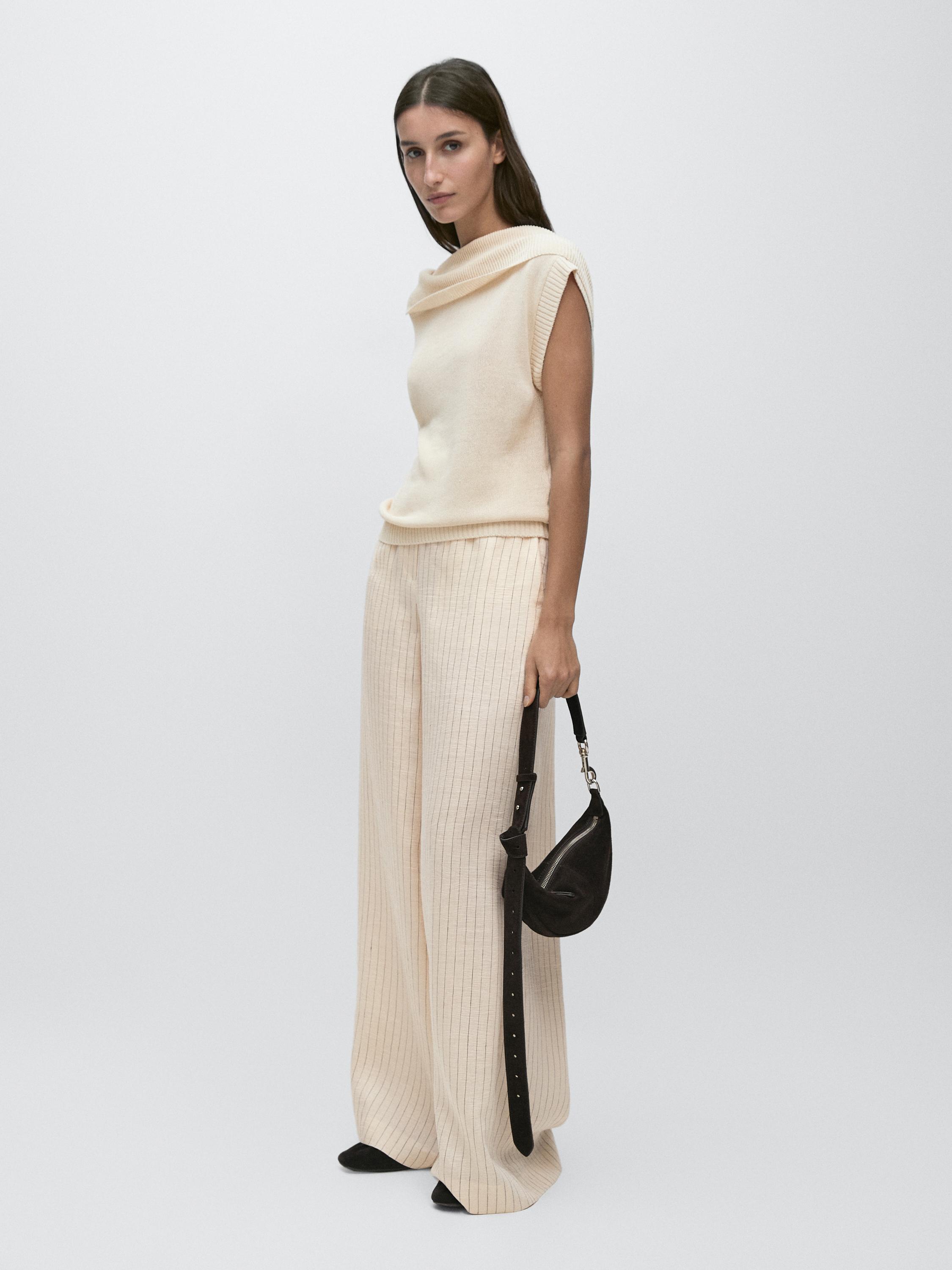 Jersey punto escote espalda