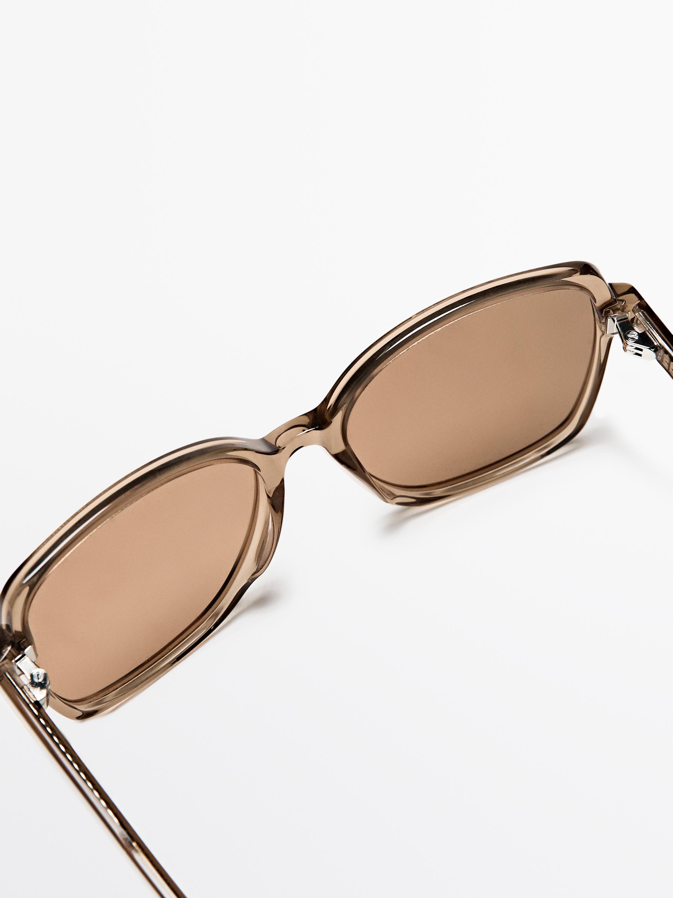 Square sunglasses — Caramel