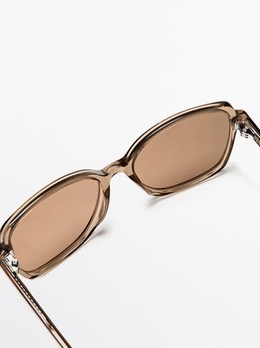 Square sunglasses — Caramel 5