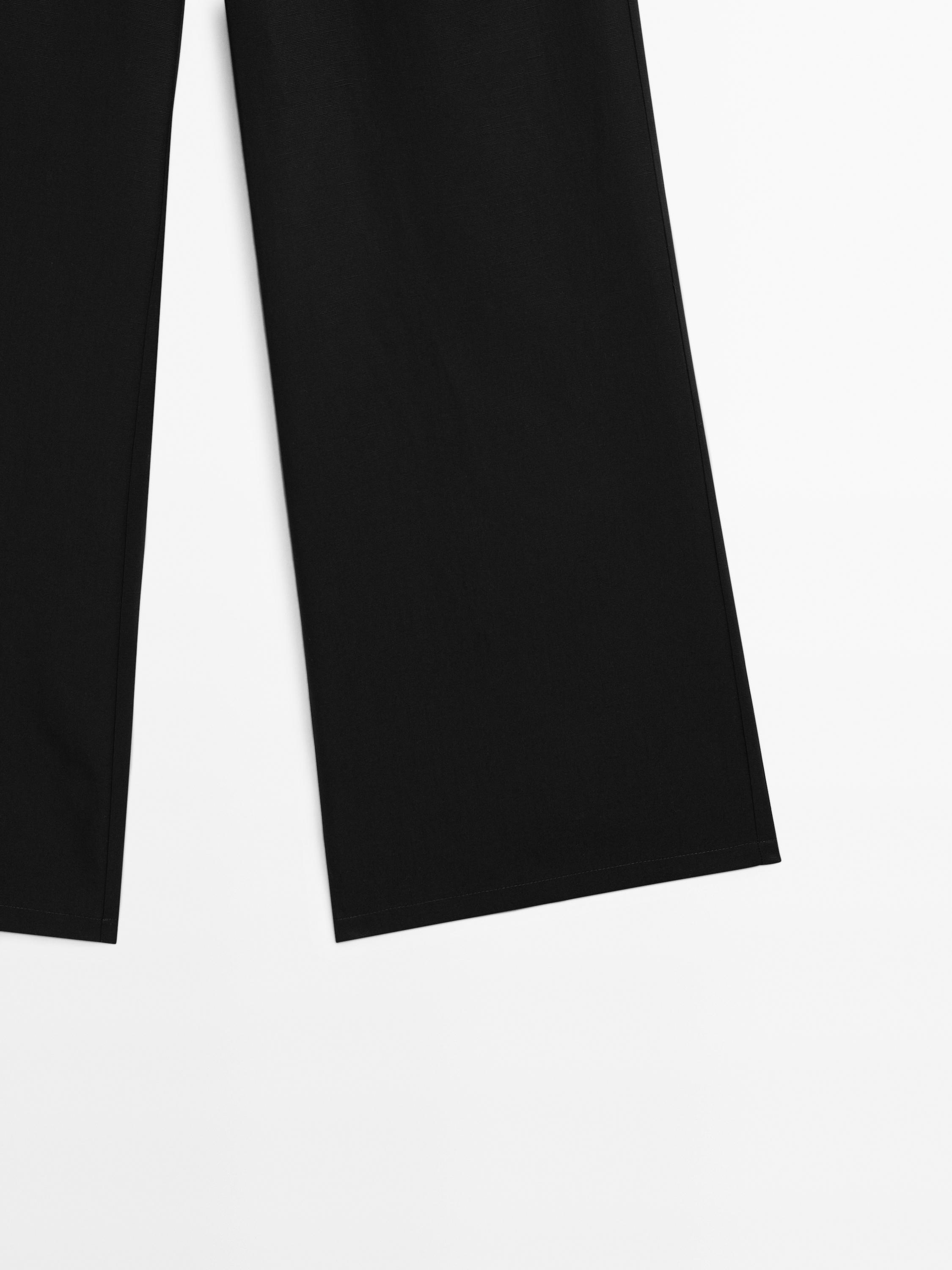 Pantalon palazzo lyocell