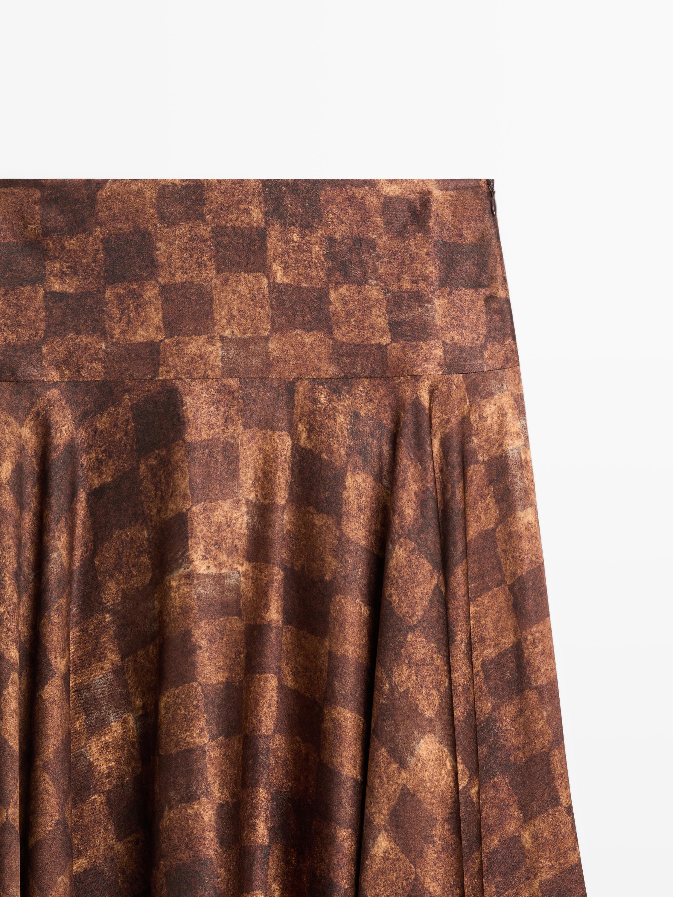 Midirok met dambordruit