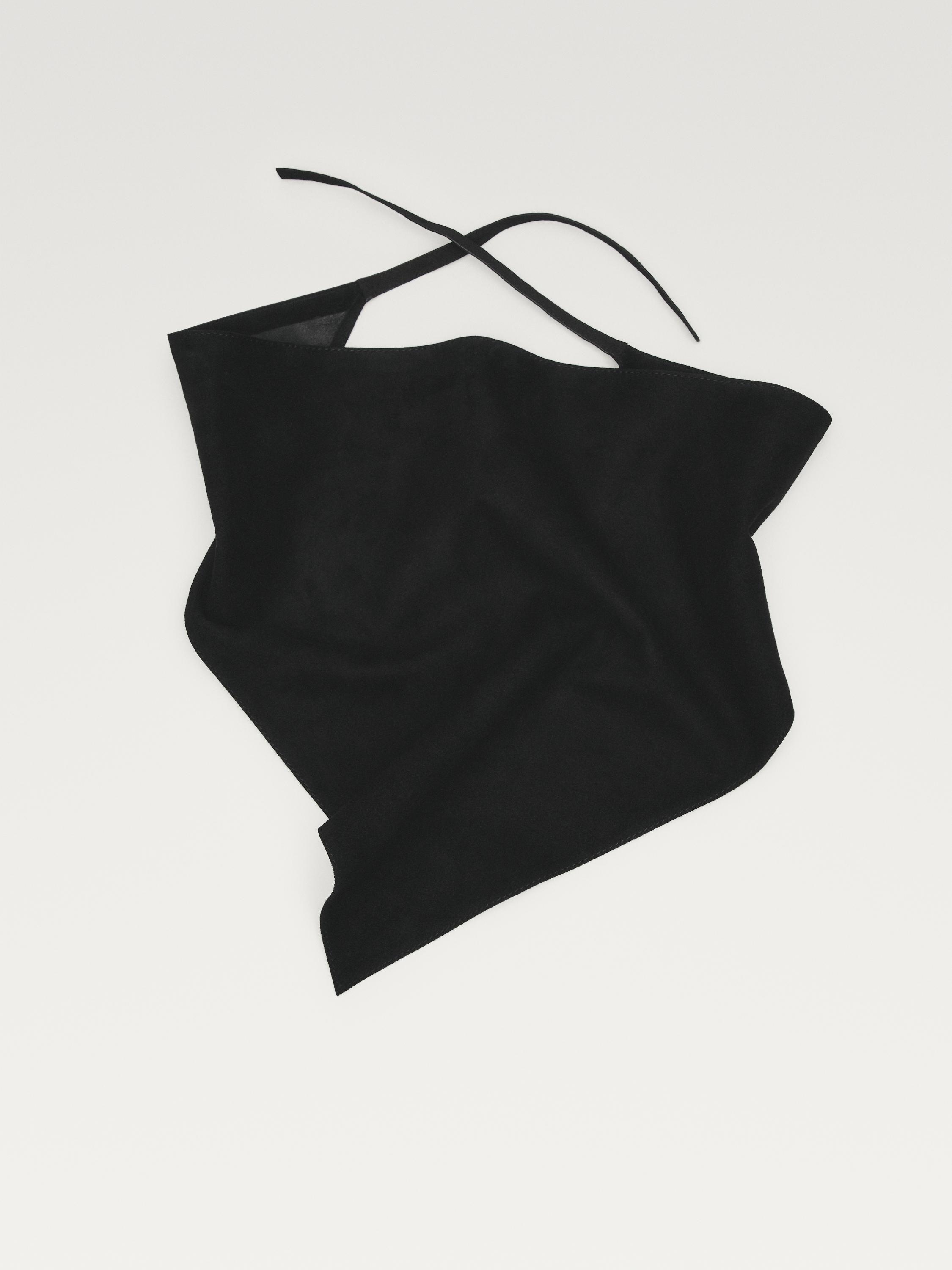 Suede leather bandana