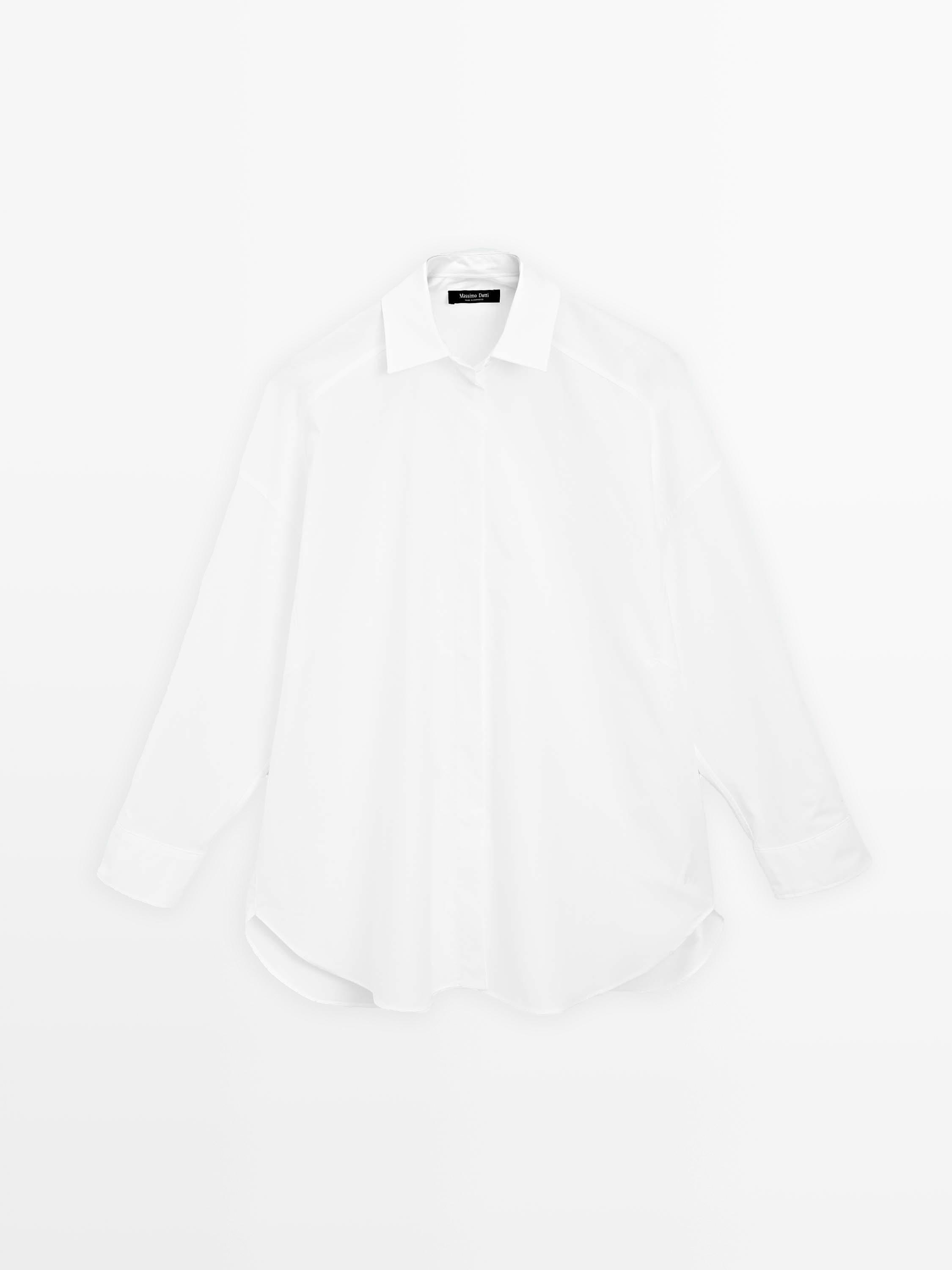 100% cotton shirt with seam details