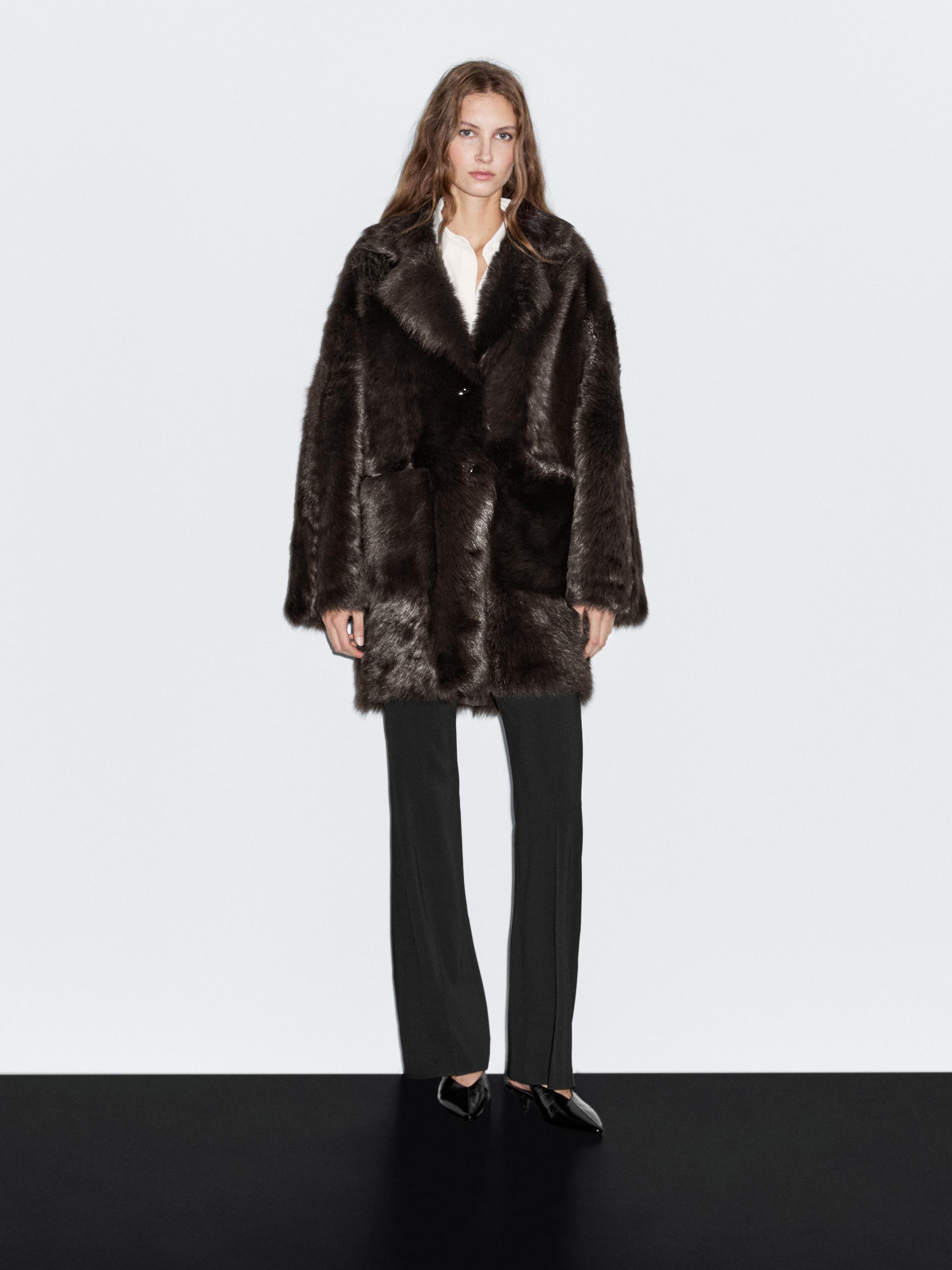 Long Tuscan leather coat