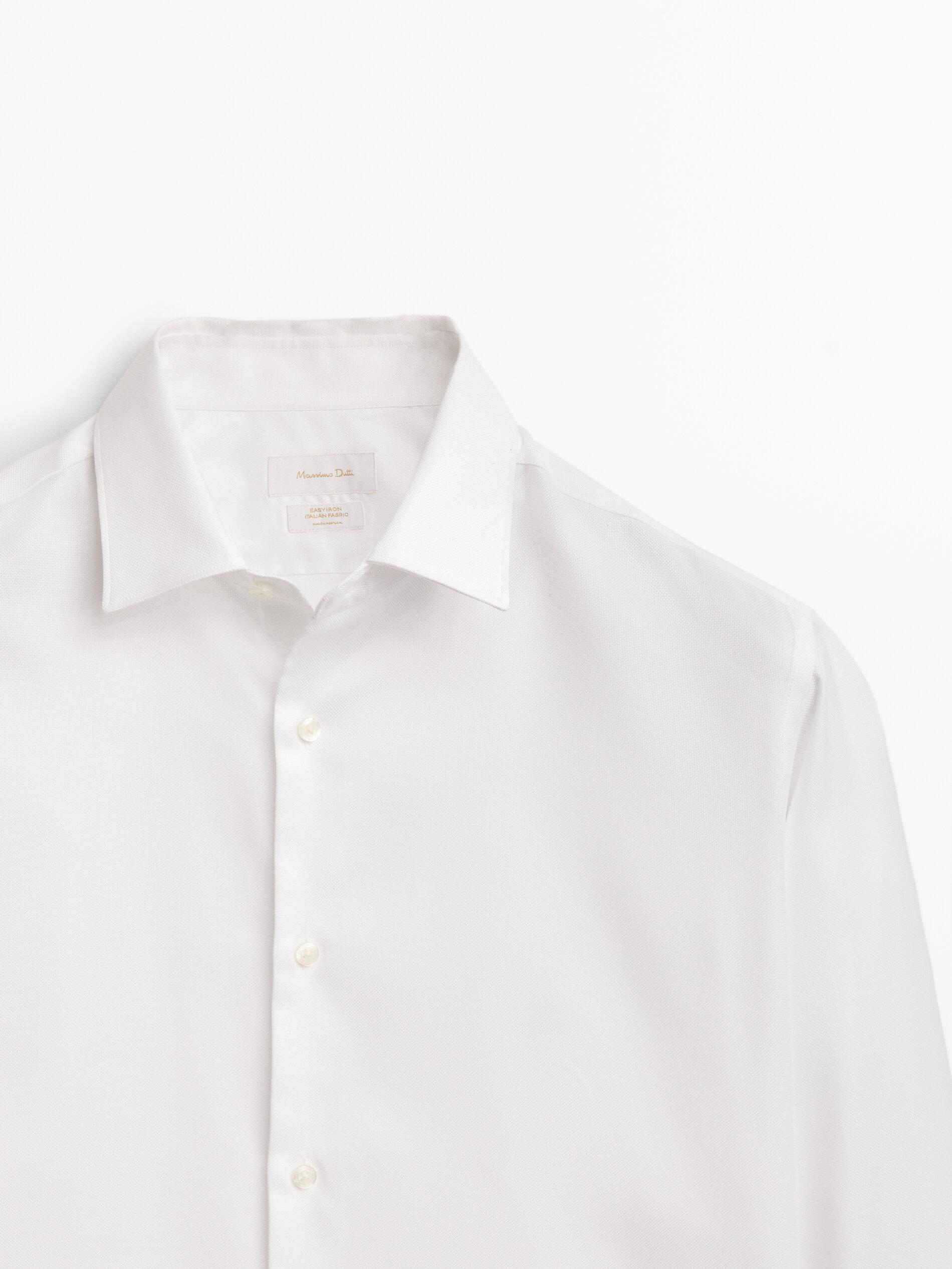 Slim fit easy iron Oxford shirt