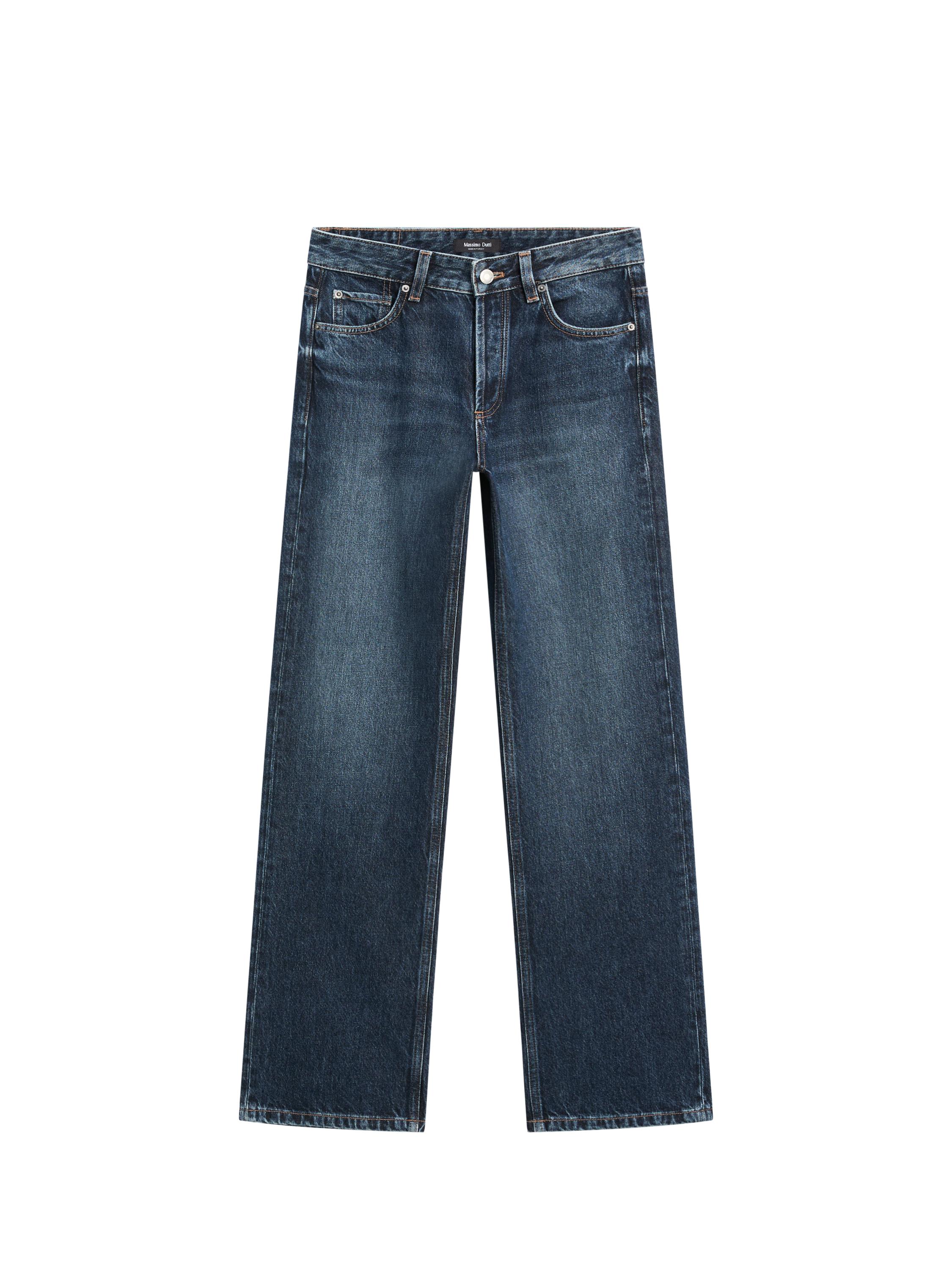 chiii Midlize Wide Denim Tapered Denim Pants chiiiibag チーバック