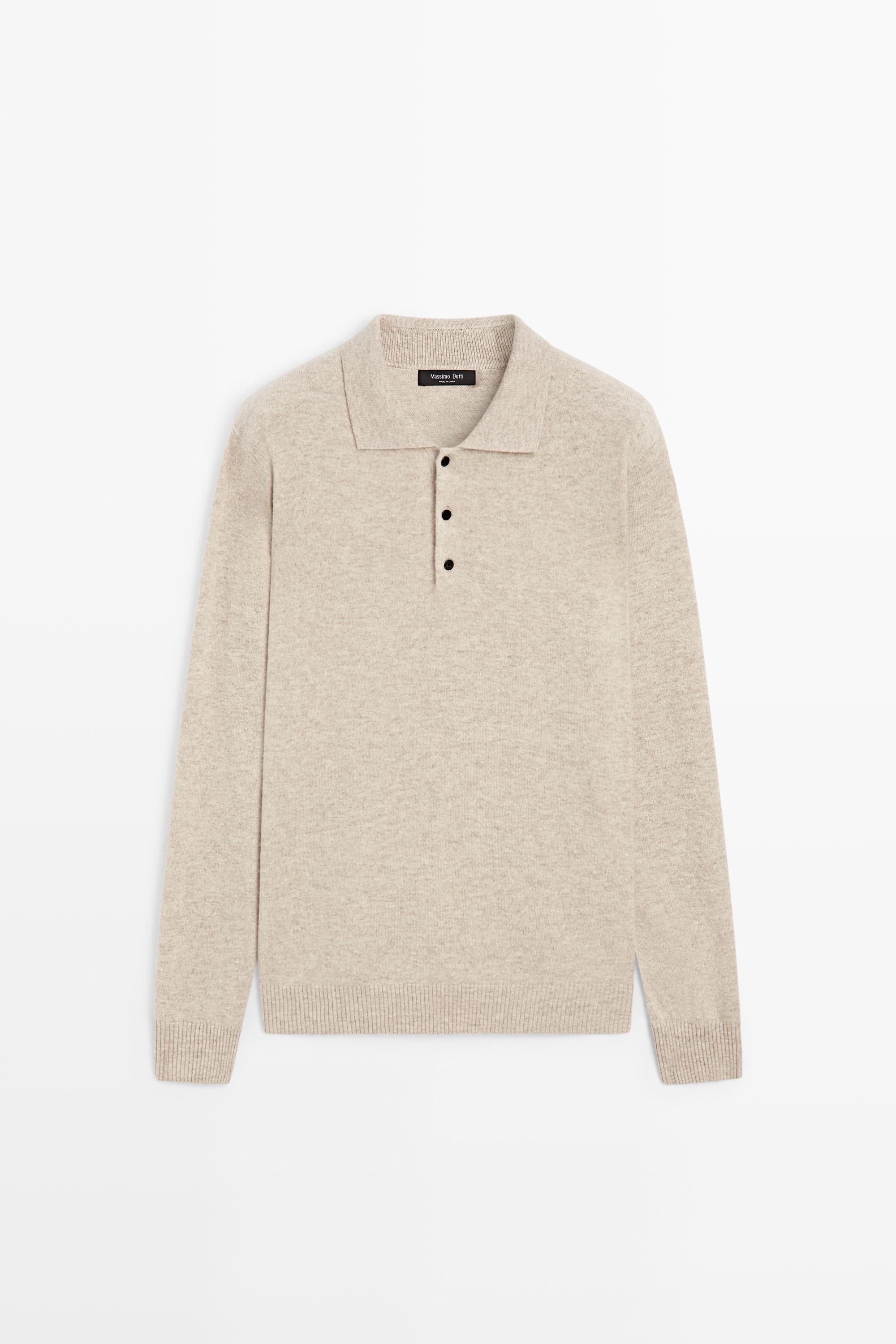 Polopullover aus Woll-Kaschmir-Mischung