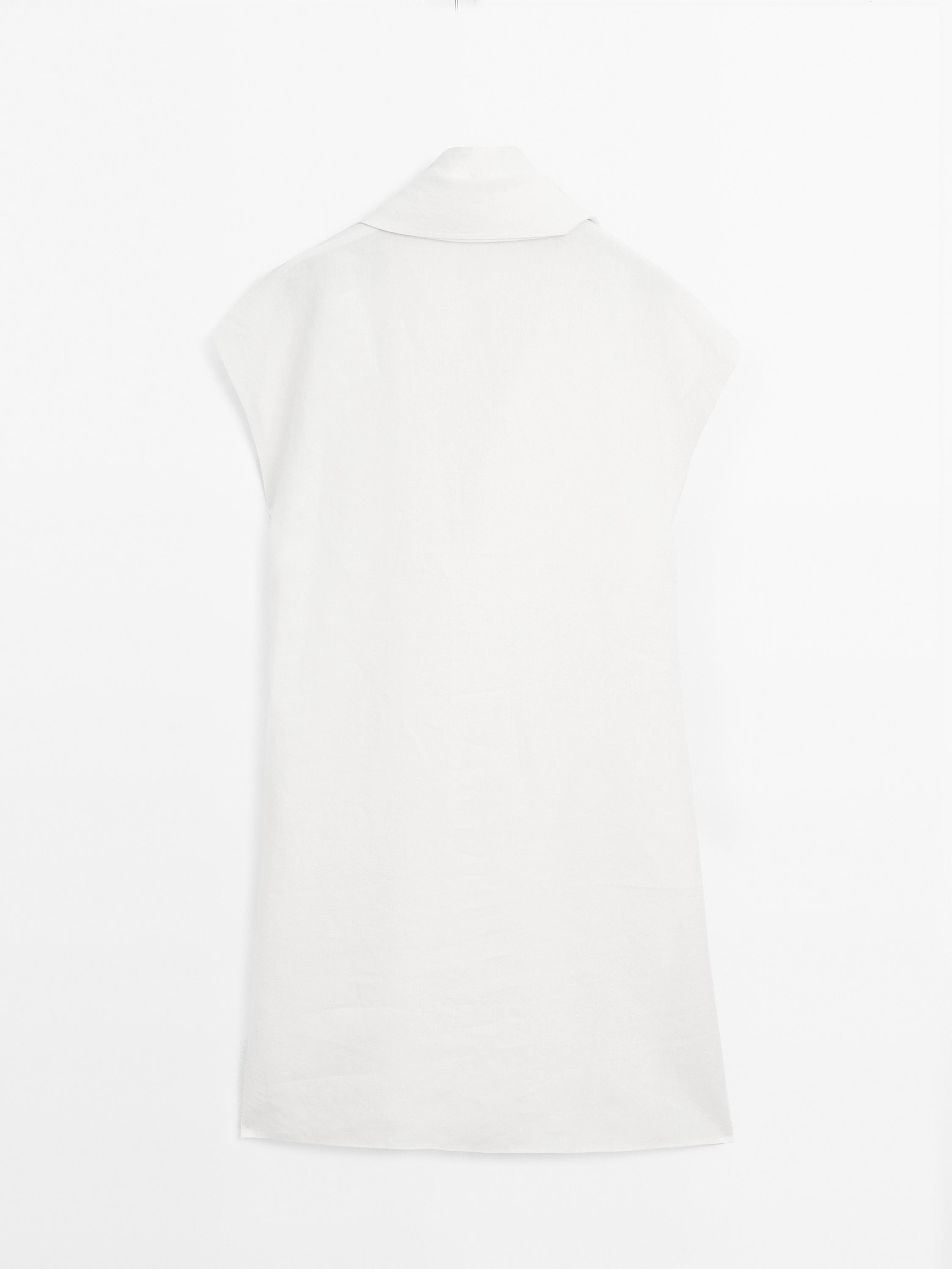 Linen tunic shirt with scarf detail - Limited Edition