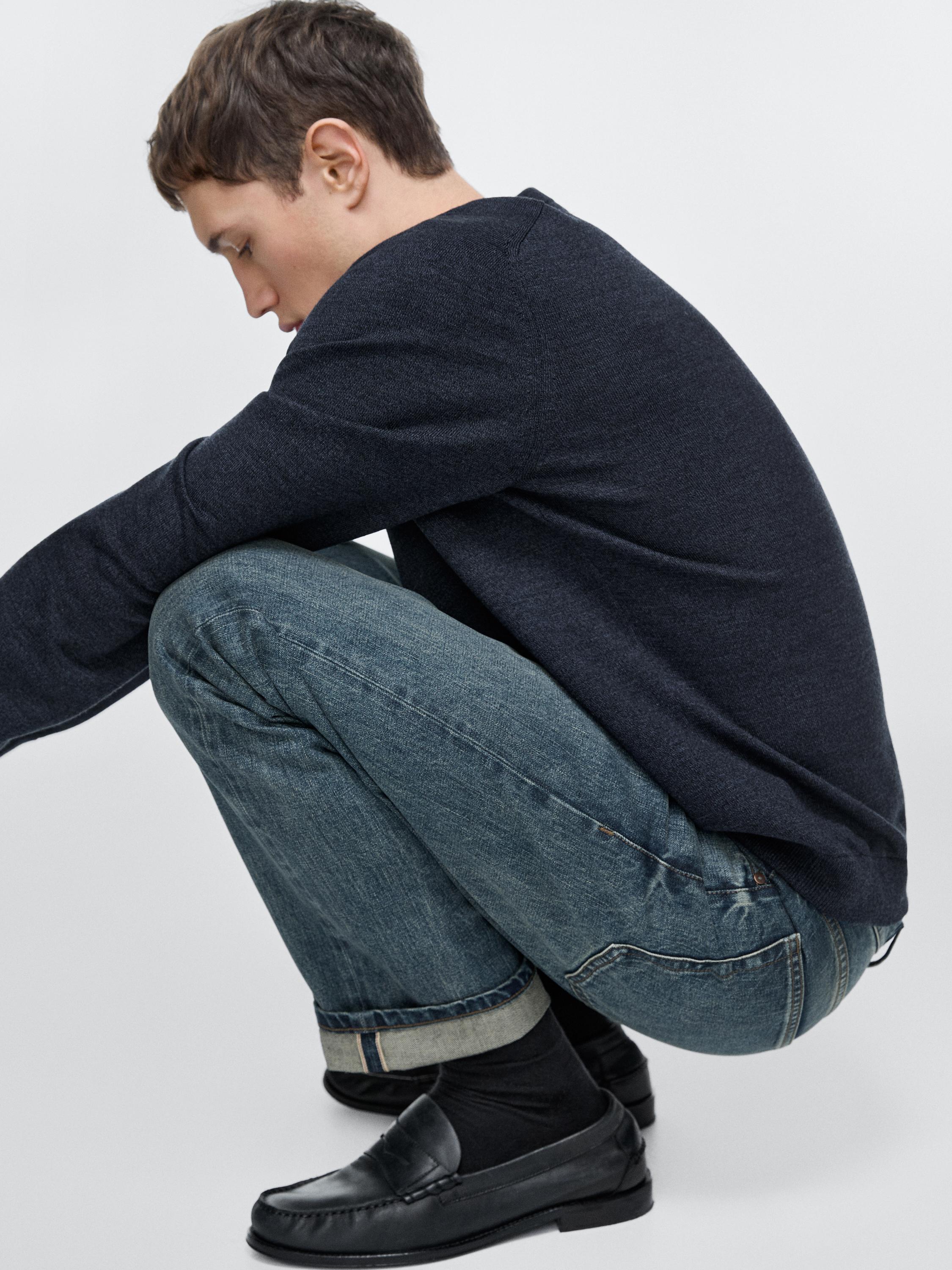 Selvedge fit jeans — MEDIUM BLUE