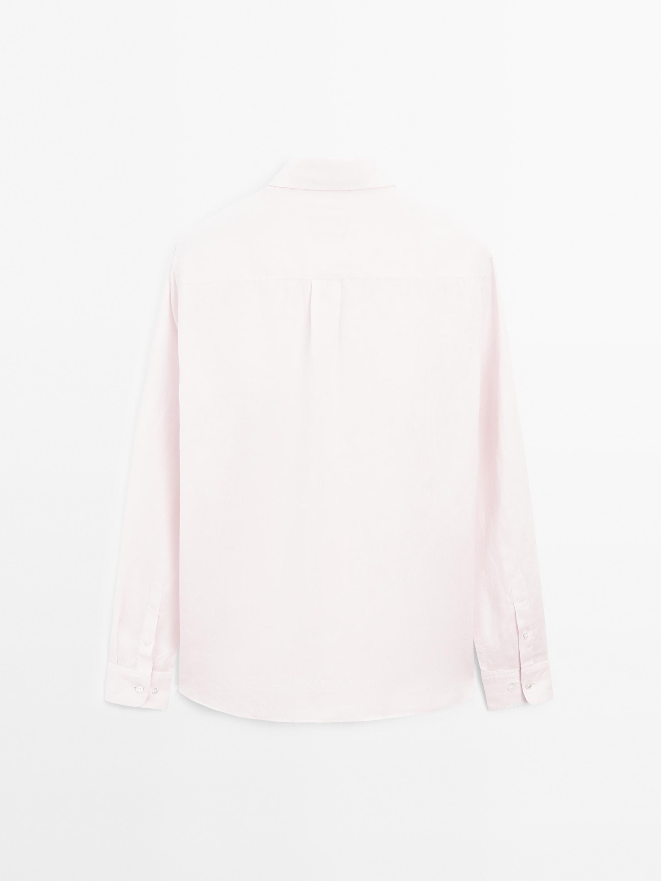 100% linen regular fit shirt