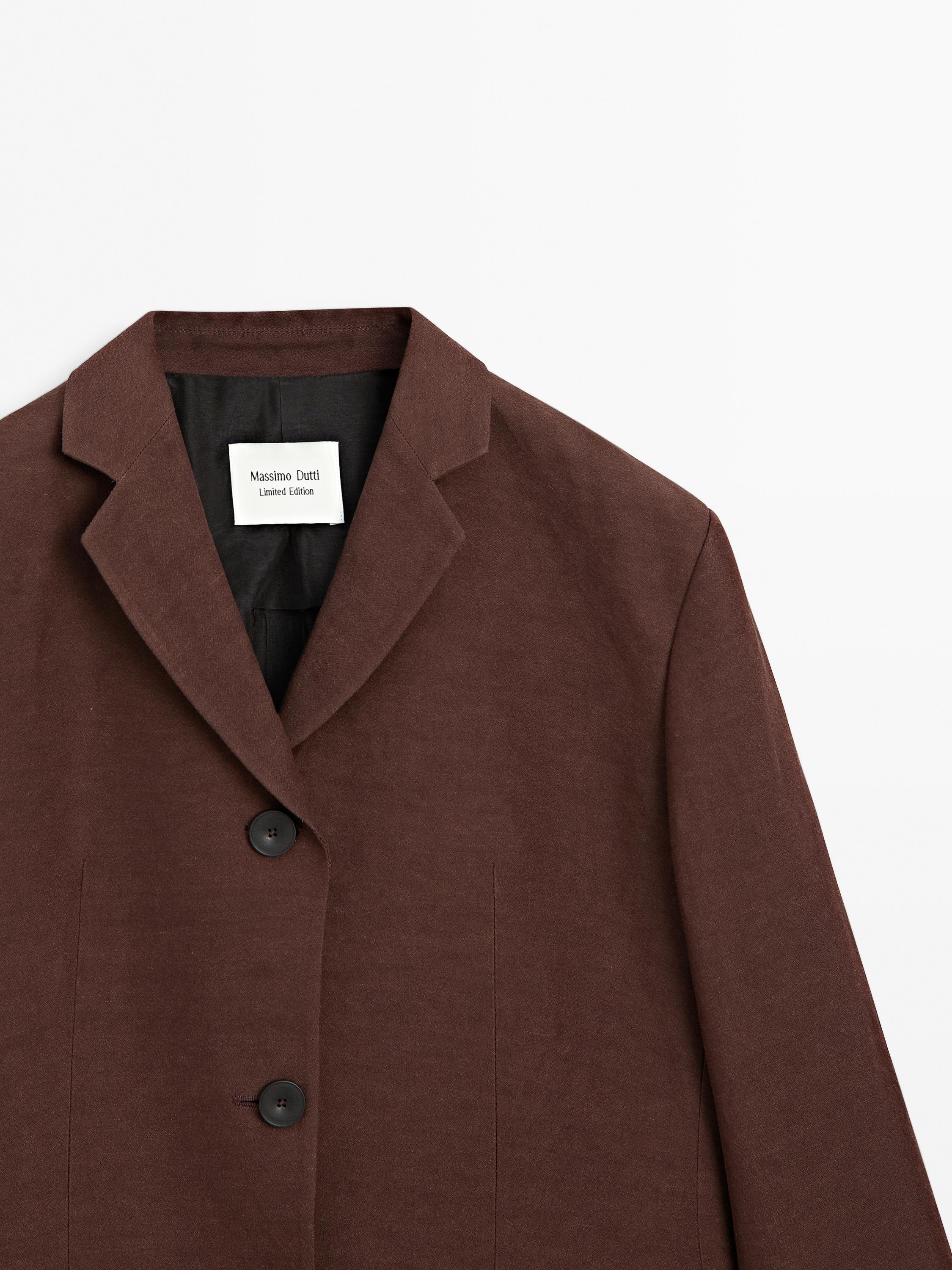 Linen blend suit blazer - Limited Edition