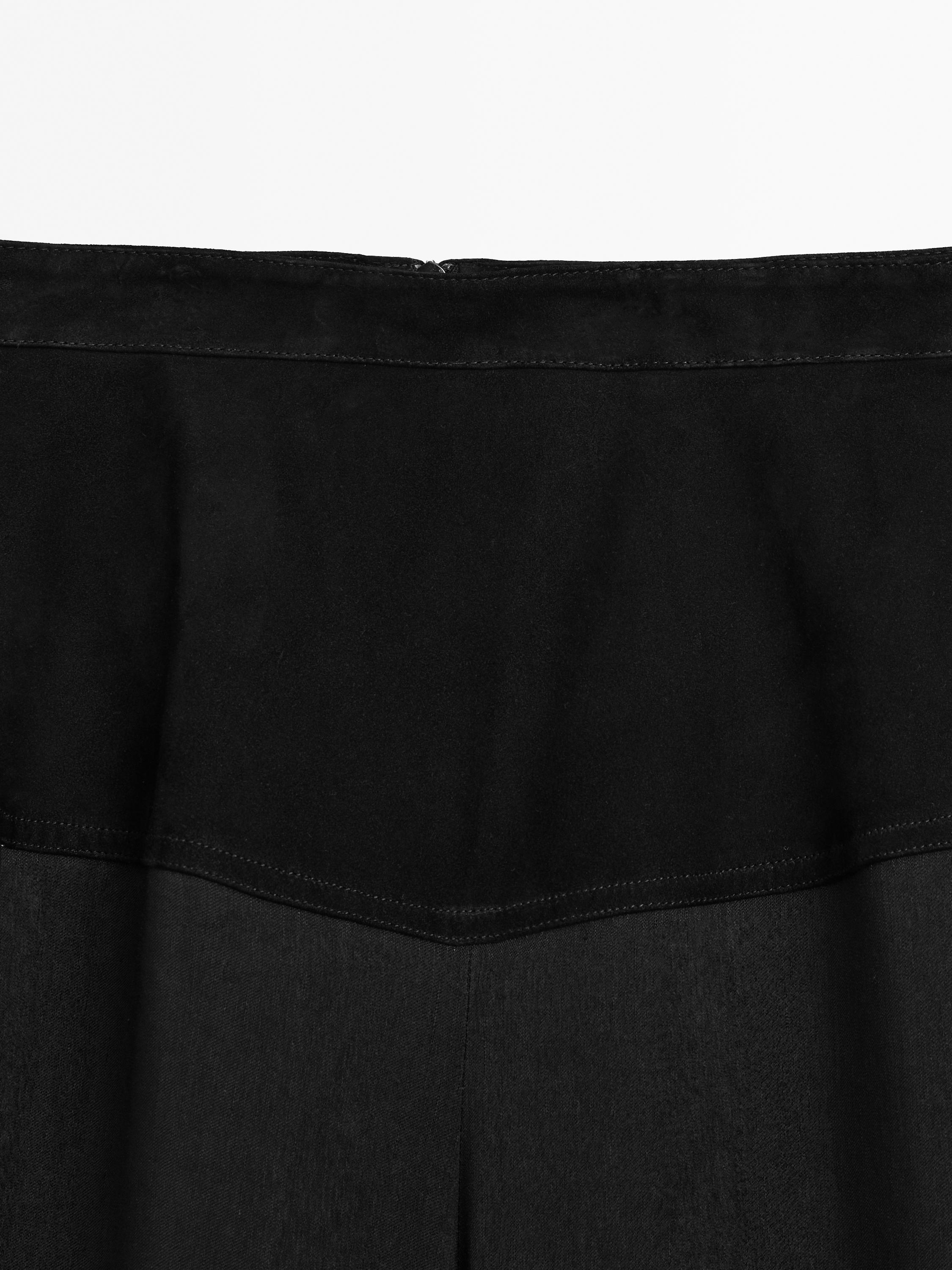 Flowing trousers with leather corset belt detail - Limited Edition