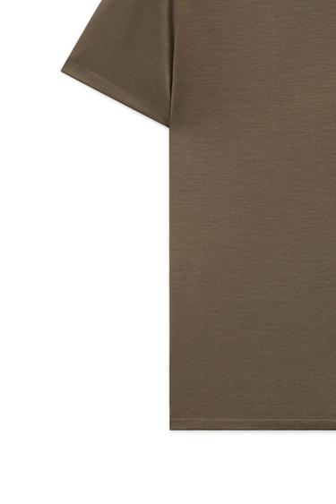 100% wool short sleeve T-shirt - LIMITED EDITION — MARINE GREEN 8