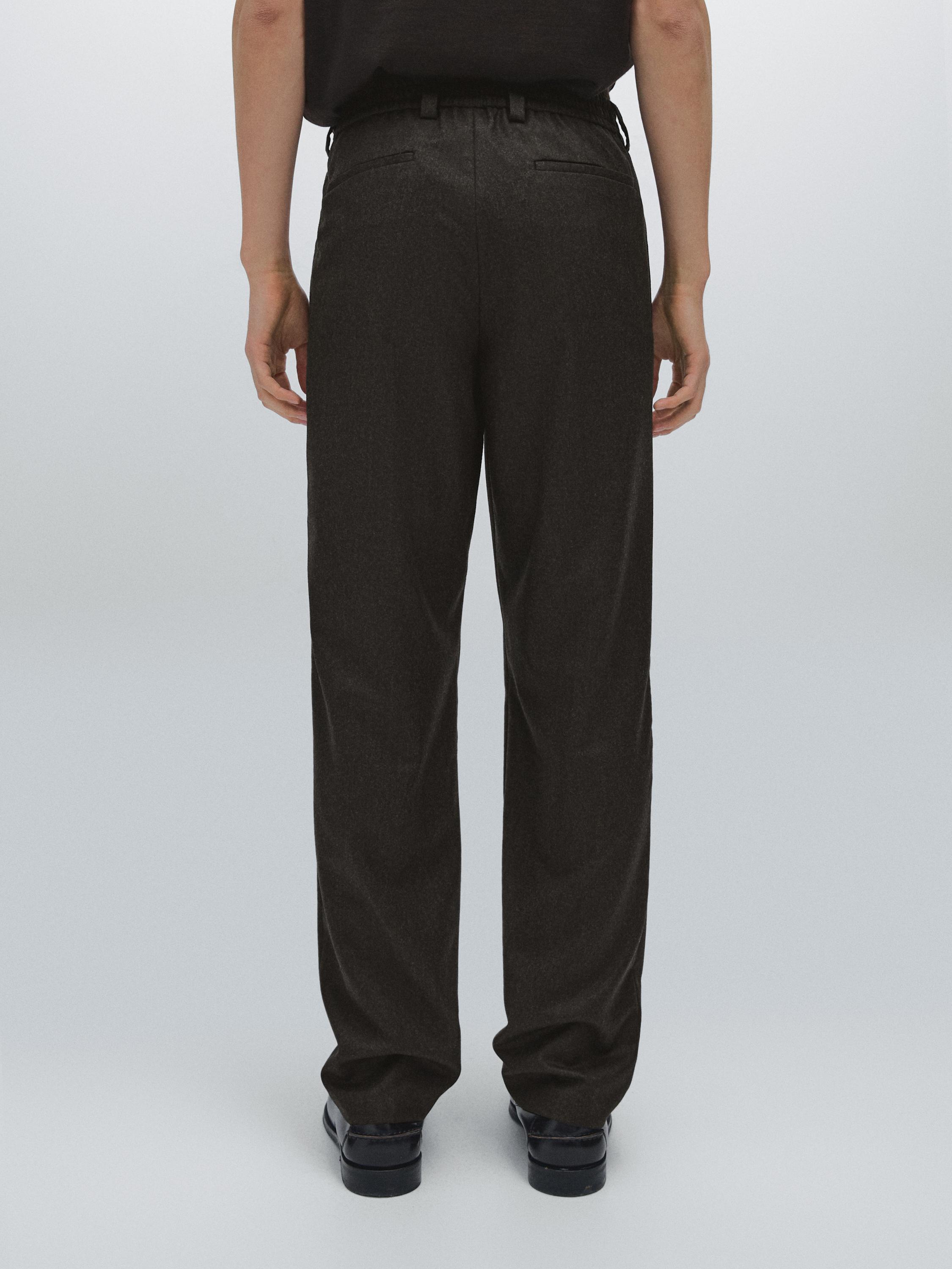 100% wool suit trousers