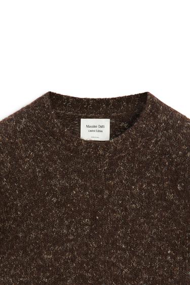 Flecked knit sweater - LIMITED EDITION — BROWN 6