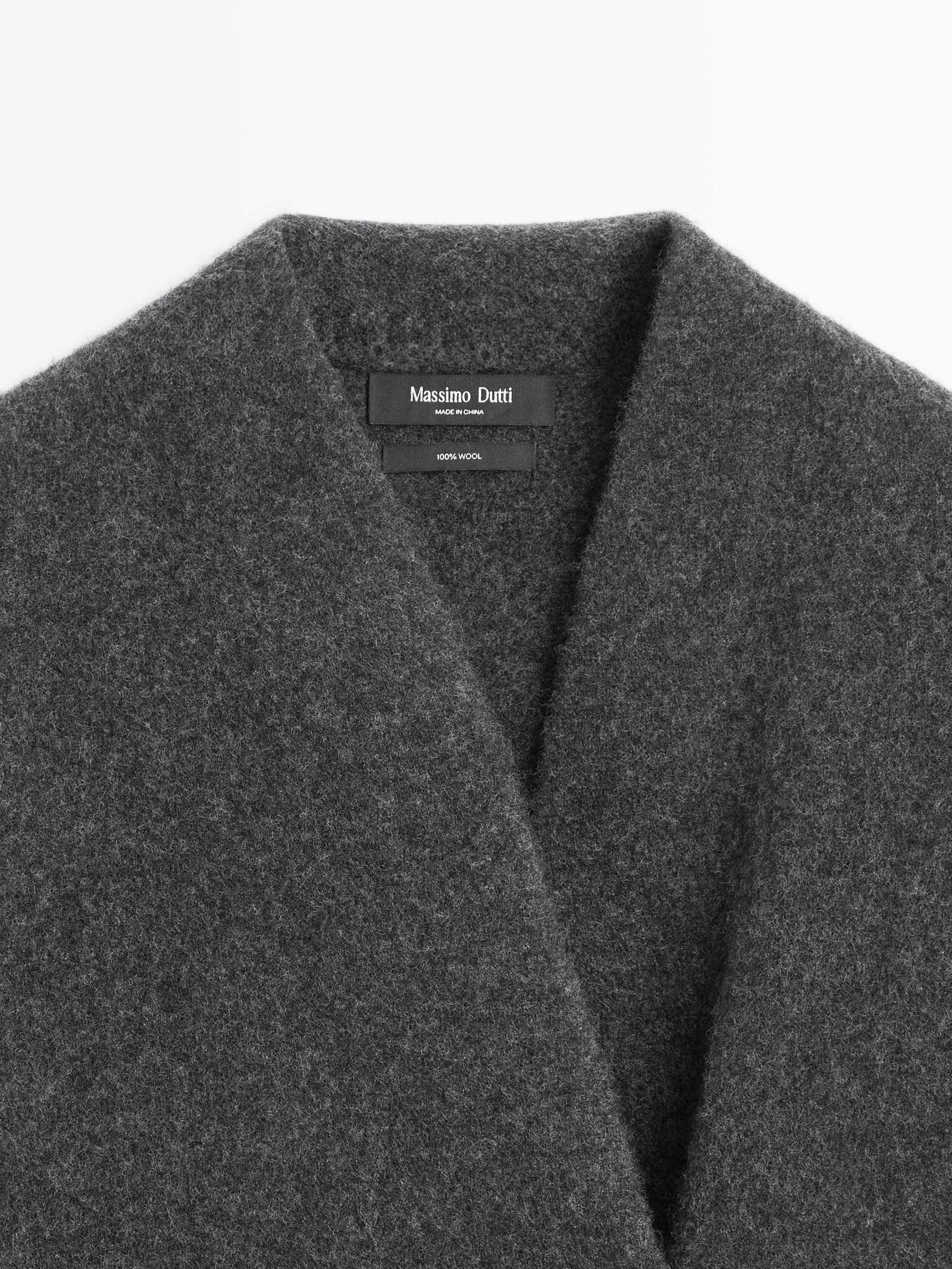 希少　Massimo Dutti ニットロングカーディガン Long knit cardigan with tie detail · Mole Brown · Cardigan