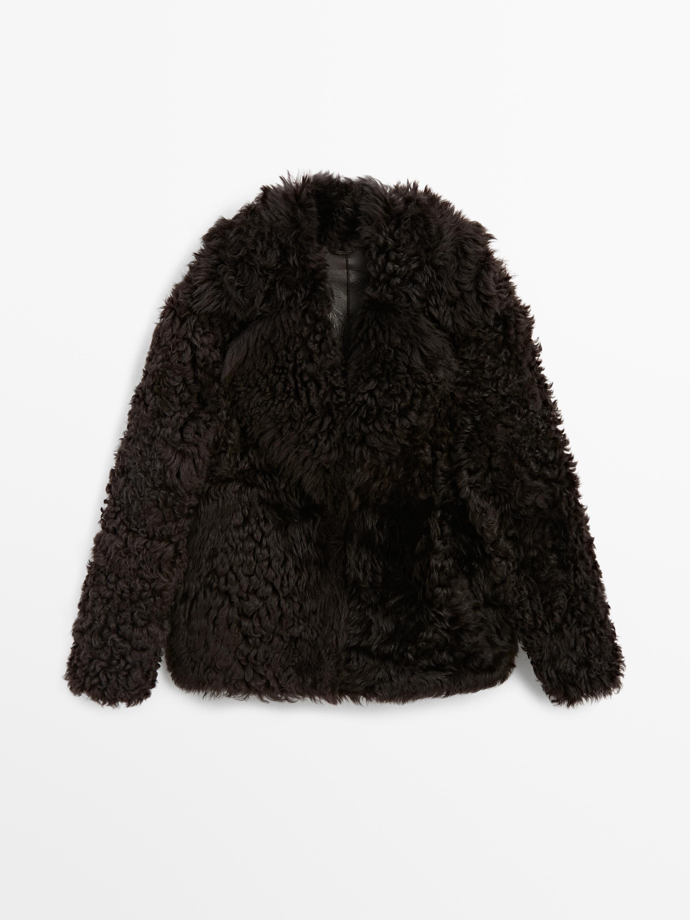Long leather sheepskin coat - Studio