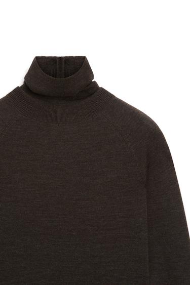 100% wool button-detail knit sweater - LIMITED EDITION — Chocolate 6
