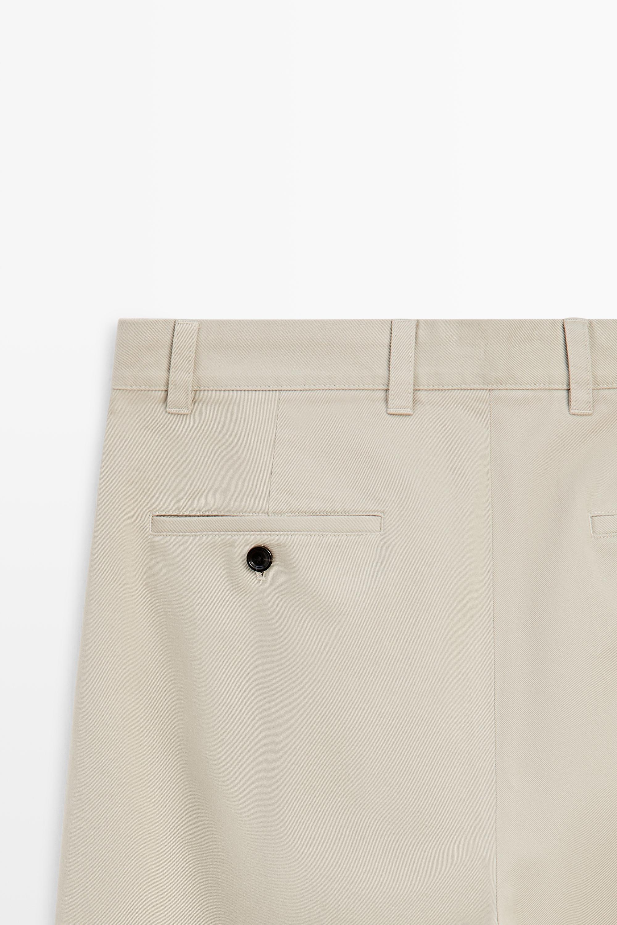 Barrel fit pants — BEIGE