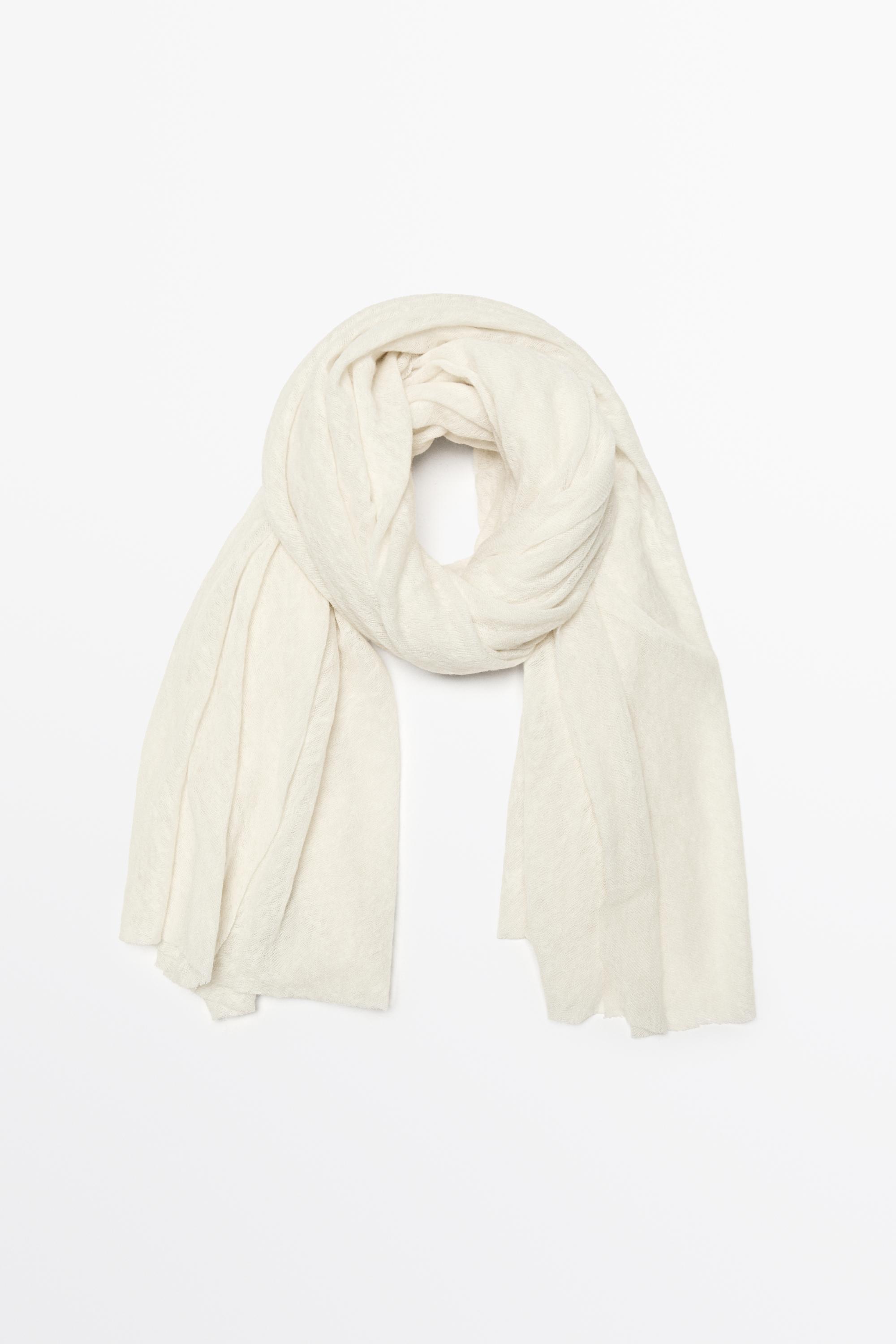 100% Cashmere scarf — CREAM
