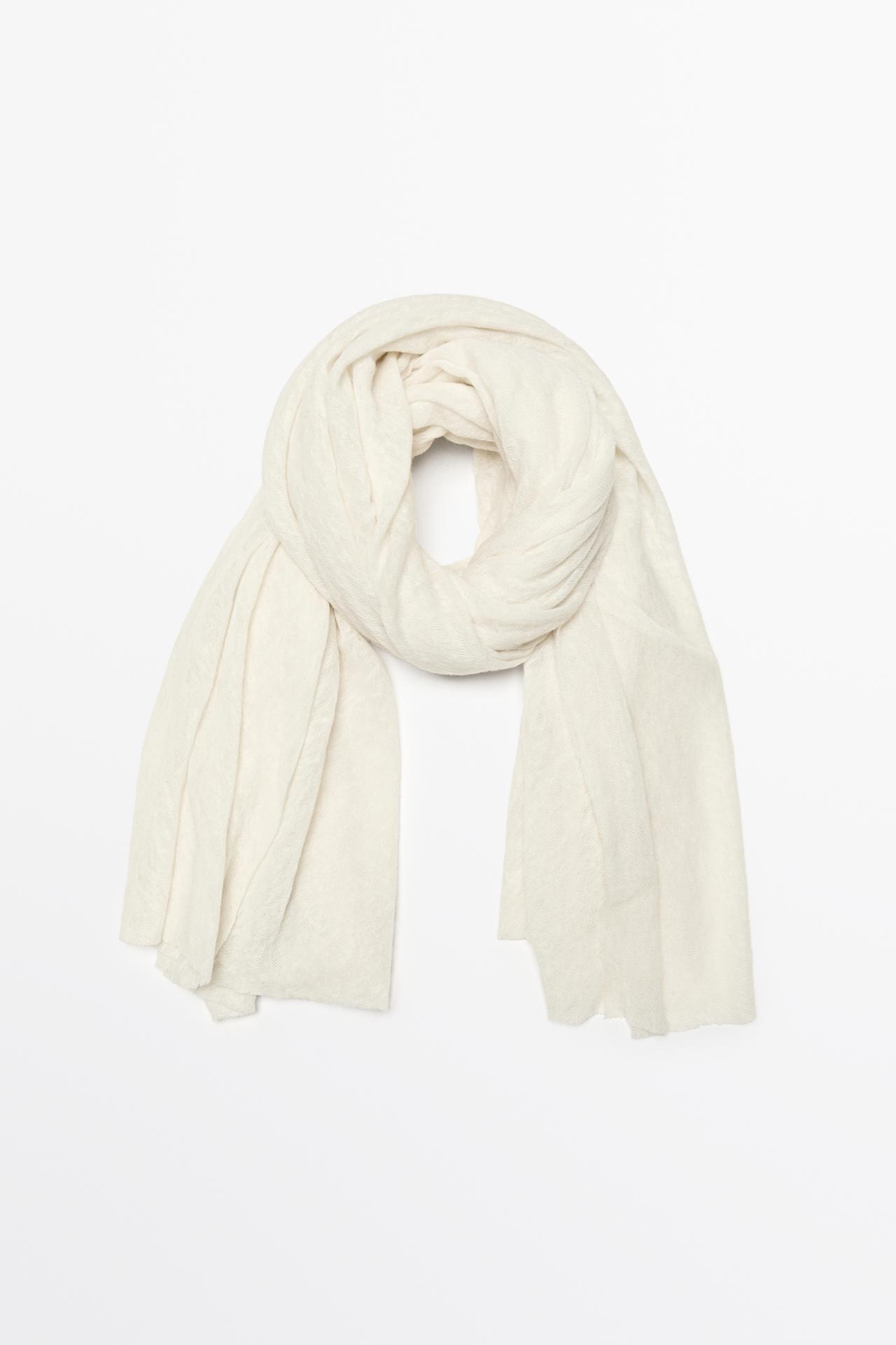 100% Cashmere scarf — CREAM