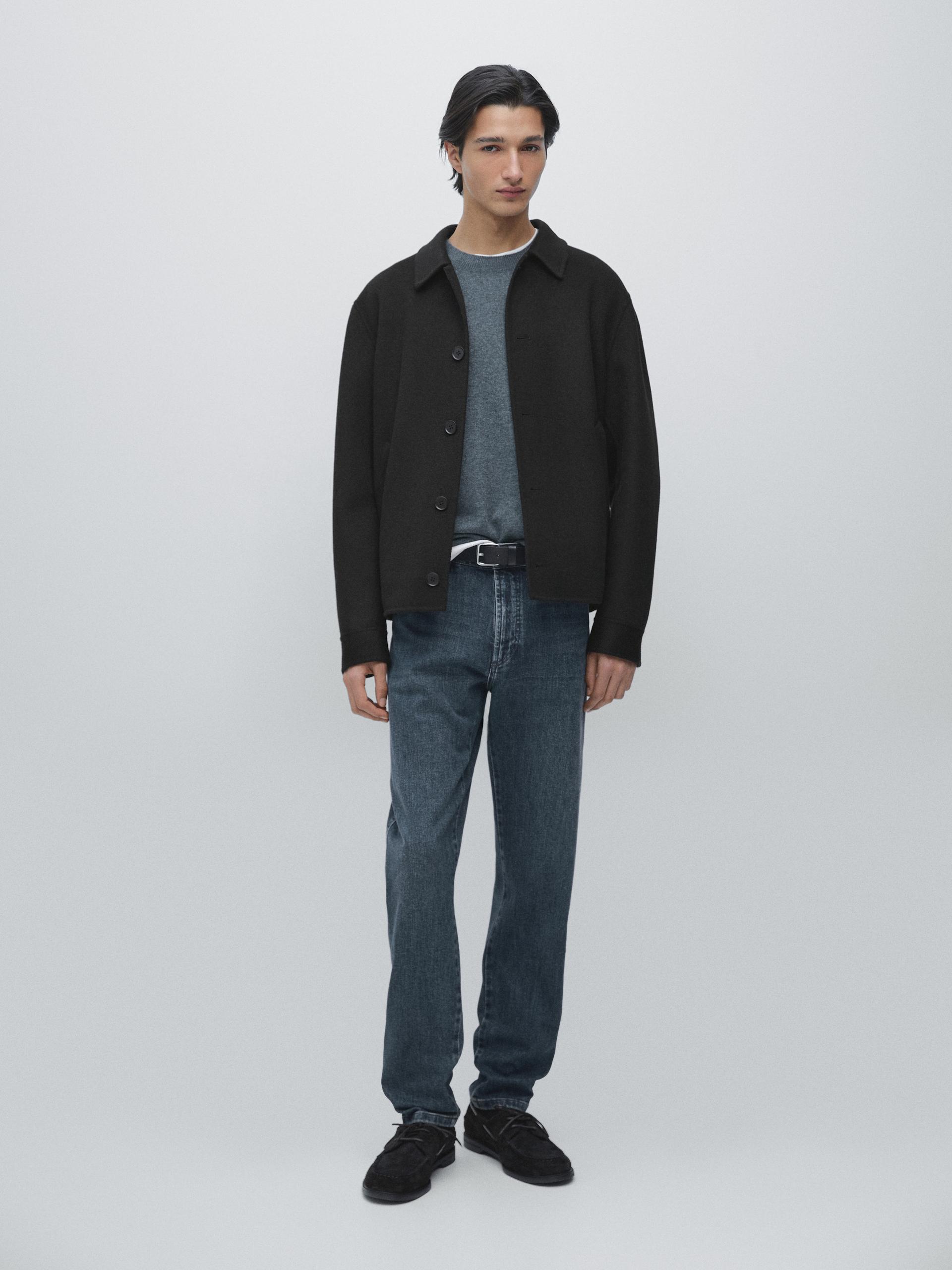 Jeans Slim Fit - Azzurro Intenso - 36 (It 52) - Massimo Dutti - Maschile