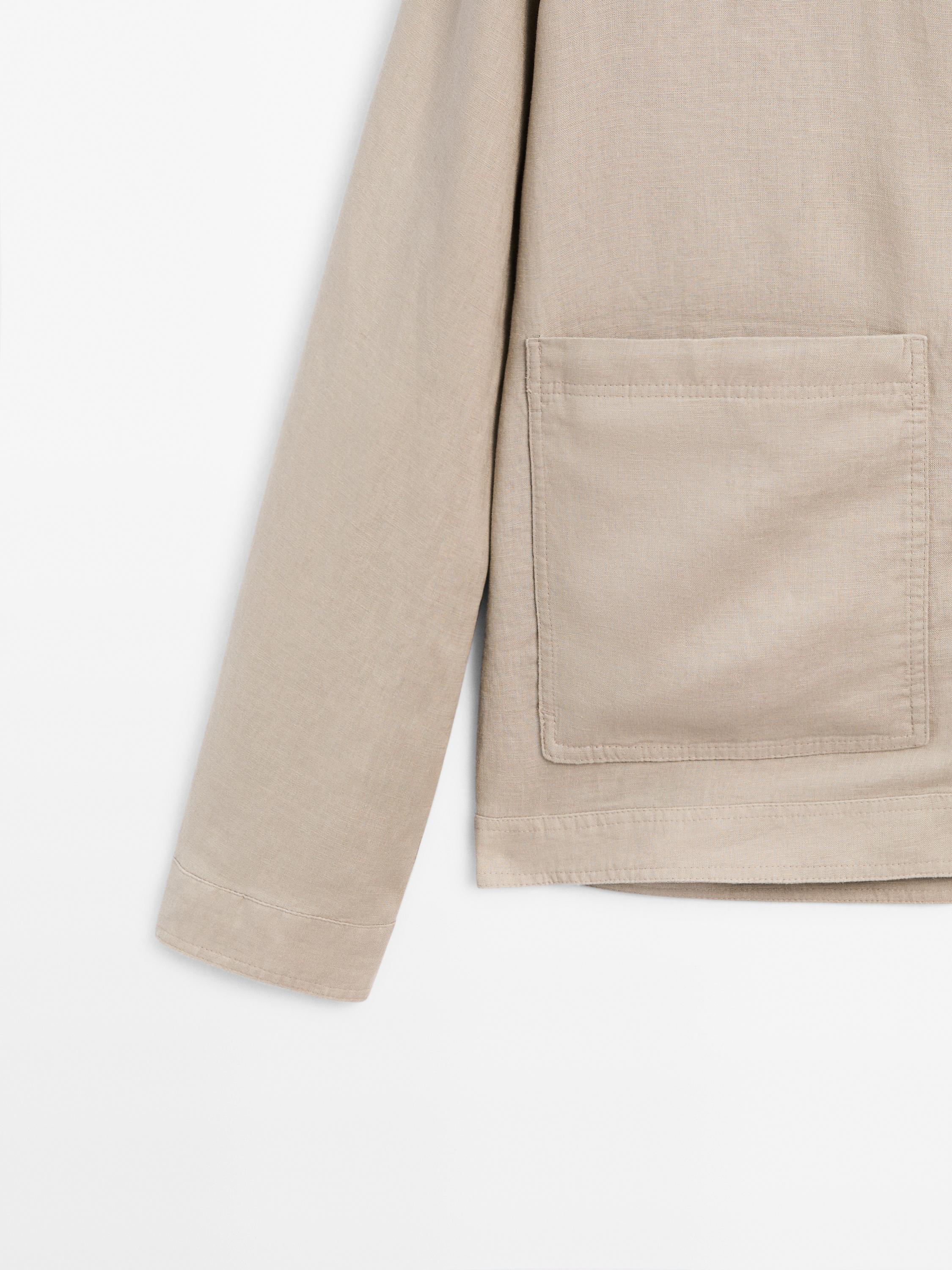 100% linen lightweight jacket