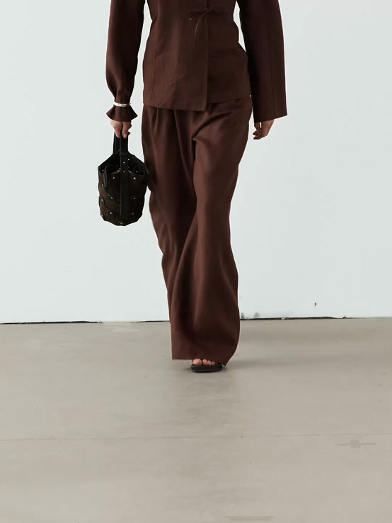 Flowing 100% linen kimono