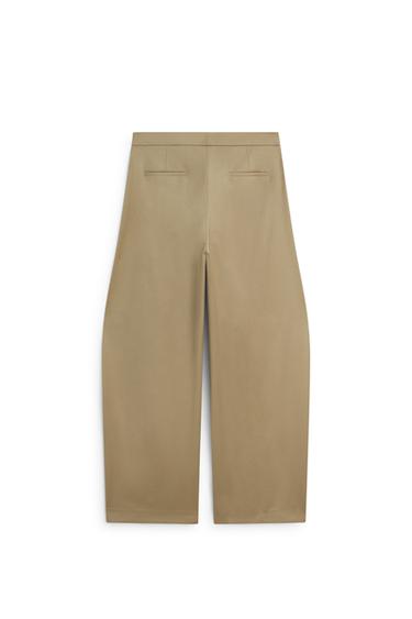 Barrel fit pleated pants - LIMITED EDITION — SAND 7