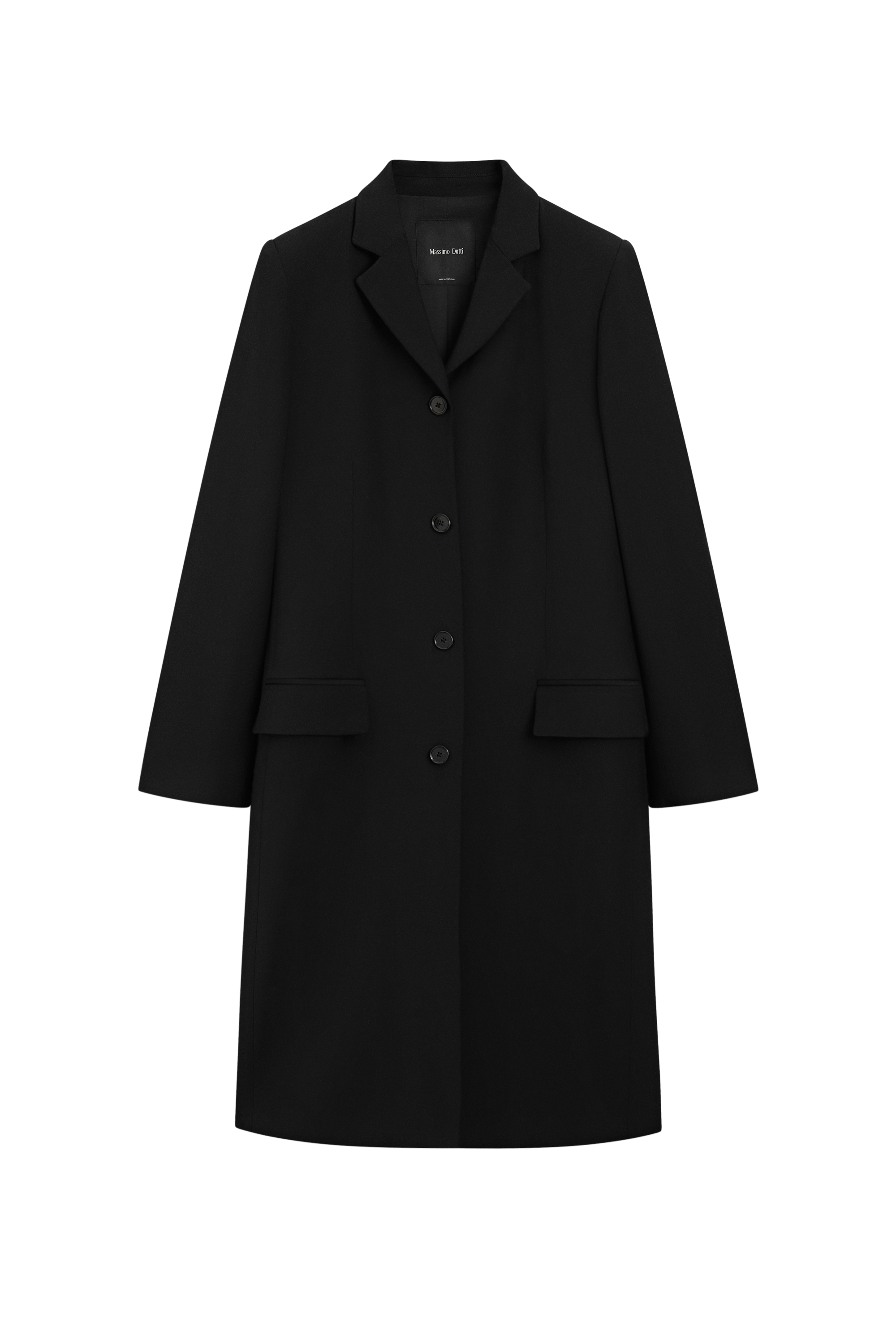 Massimo Dutti Yünlü kaban görsel 7