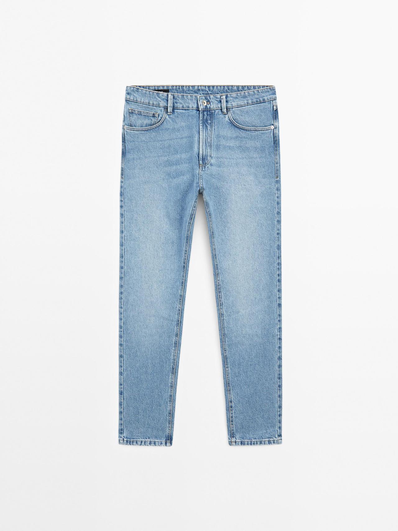 Massimo Dutti - Herre - Slim Fit Jeans - Blå - 31