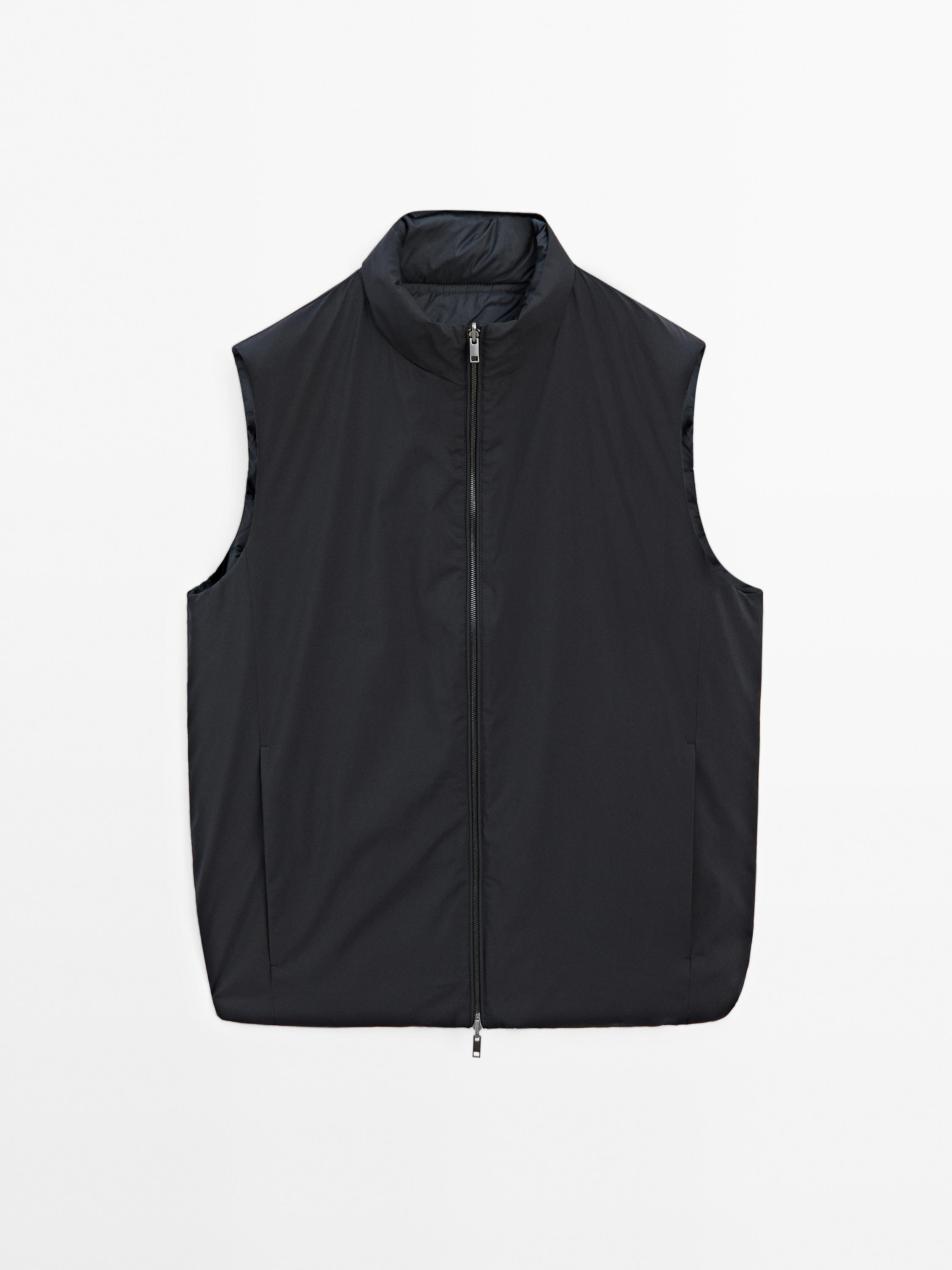 Water-repellent reversible gilet