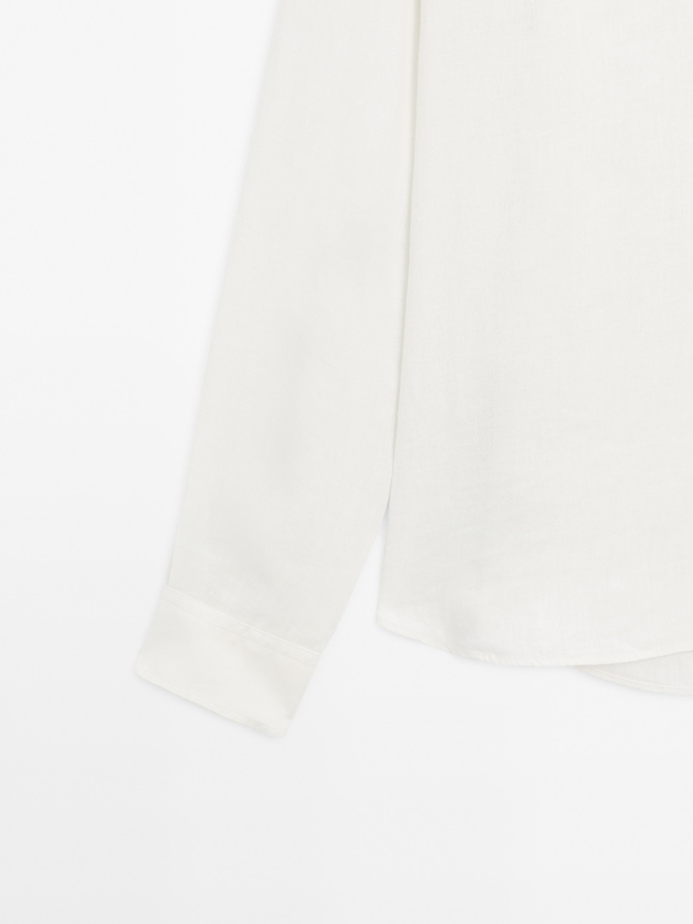 Риза от 100% лен със стандартна кройка