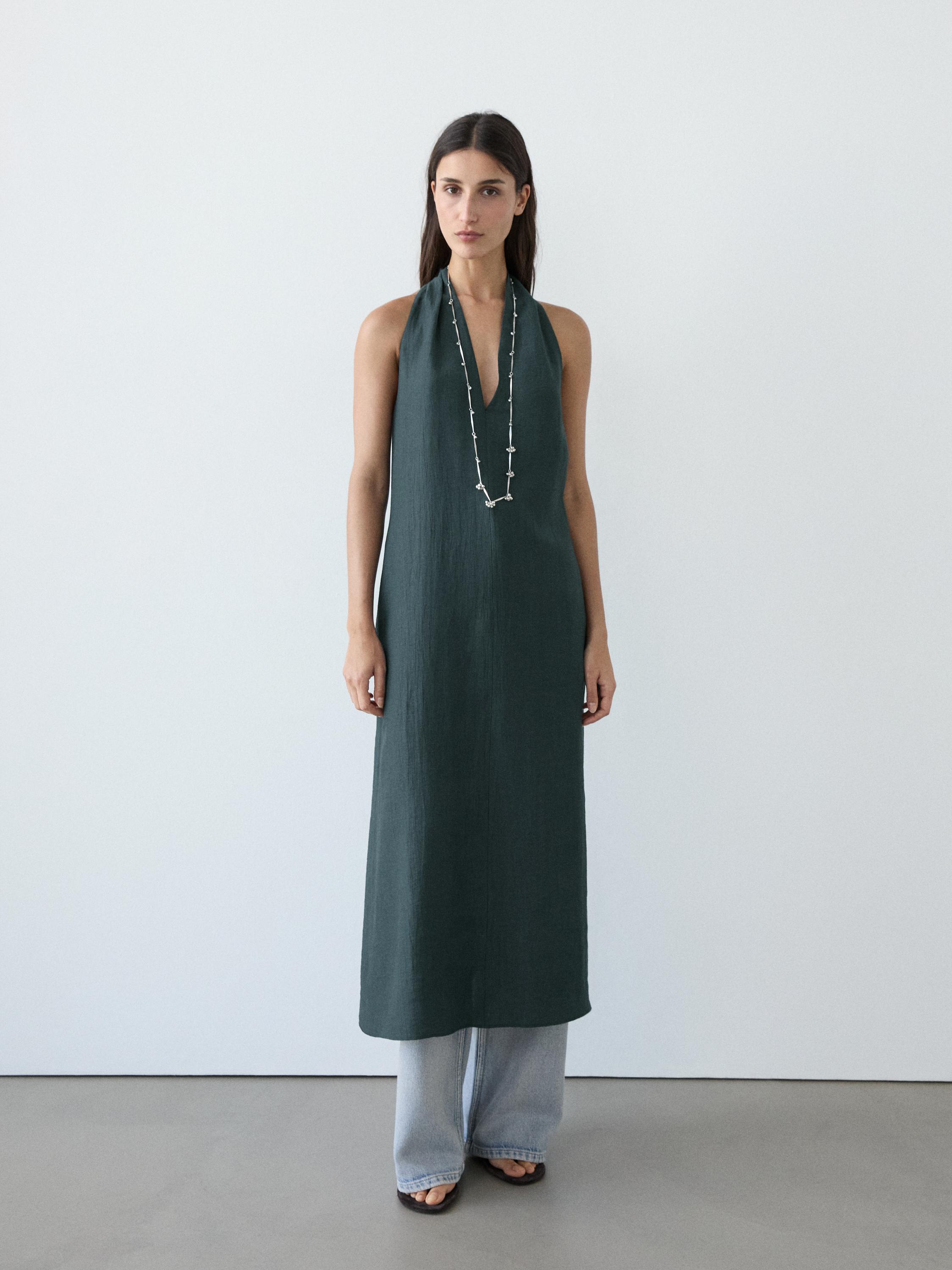 chinese dress ladies NELL - Linen dress