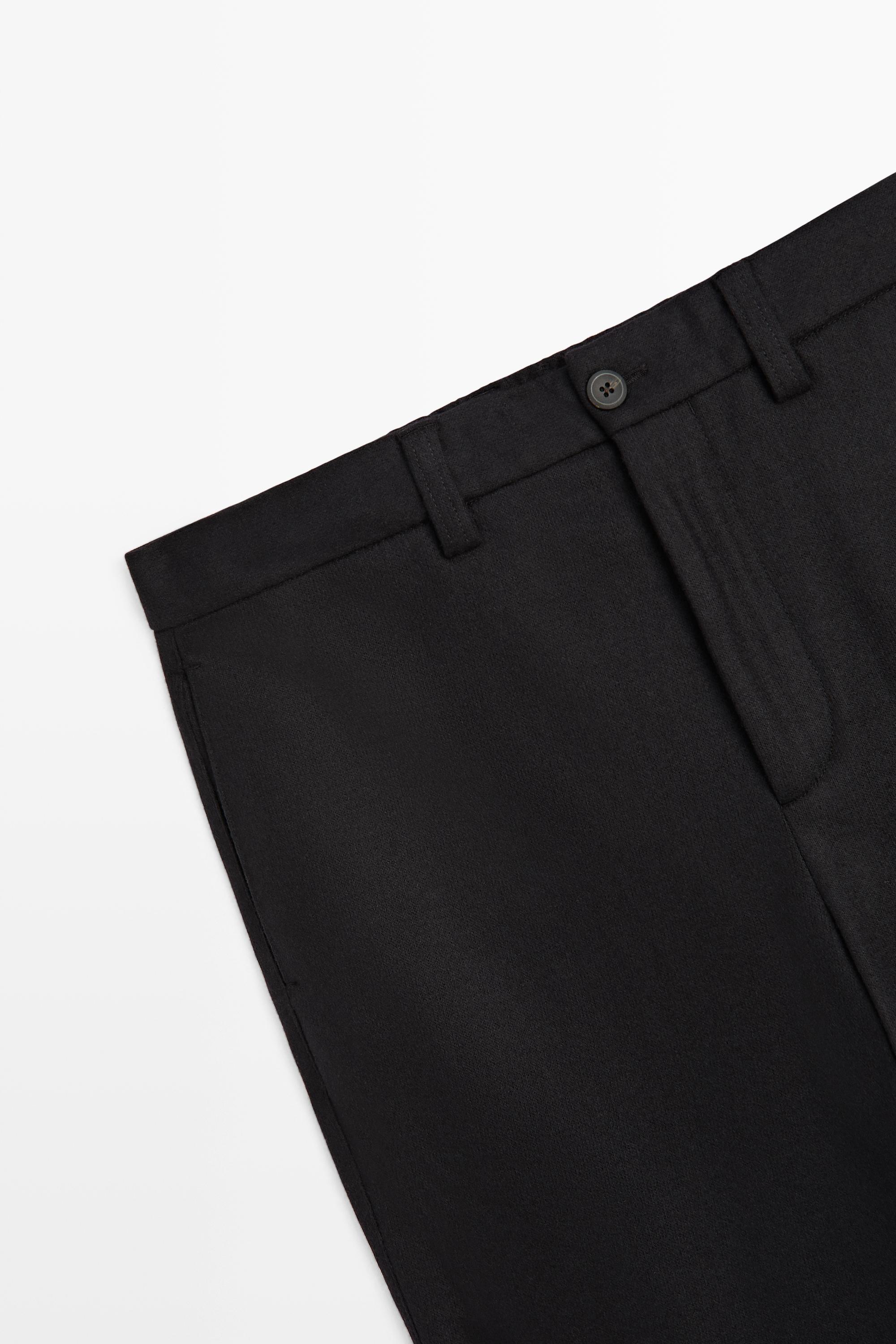 100% wool total look pants — NAVY BLUE