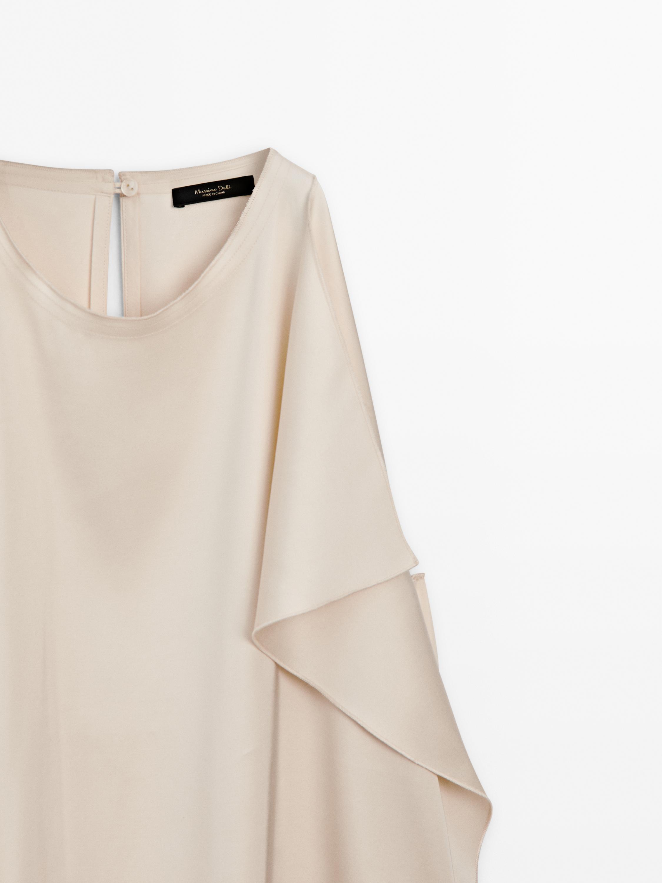 Satin halterneck top