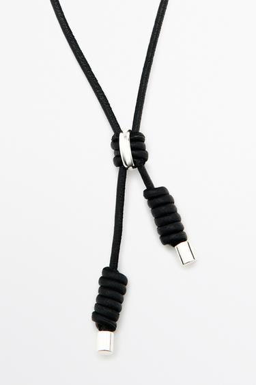 Gemstone necklace — BLACK 5