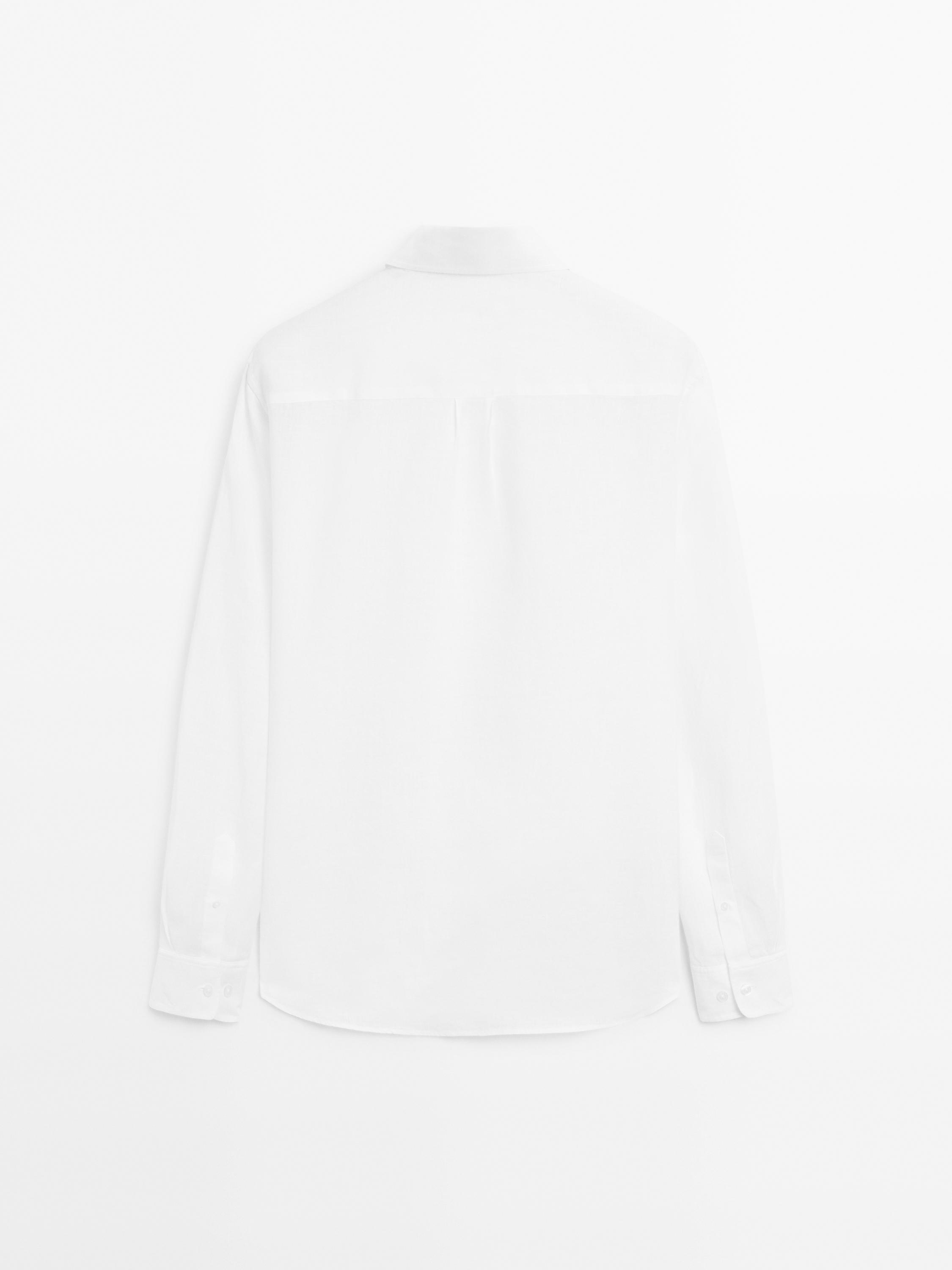 100% linen regular fit shirt