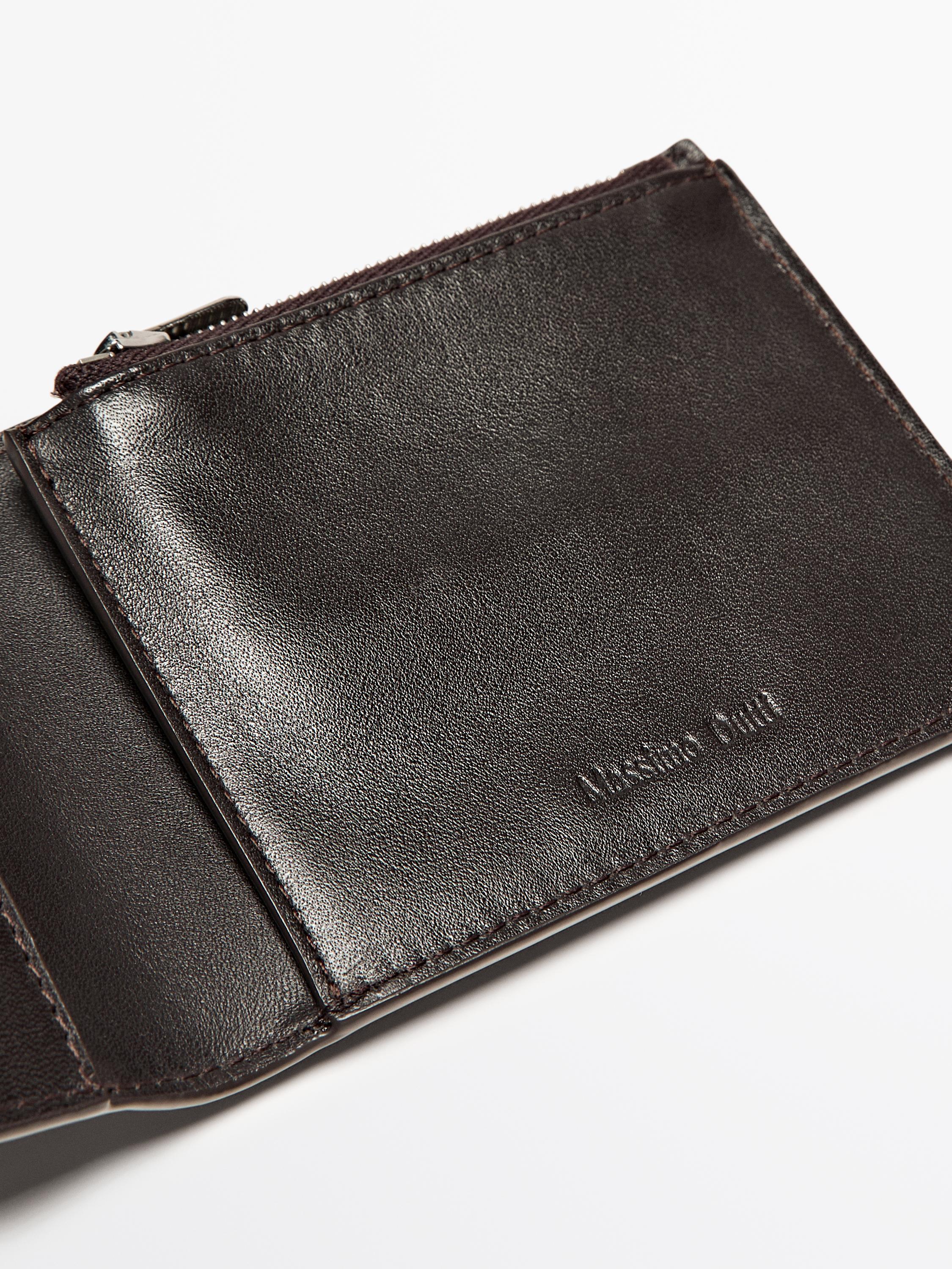 Nappa leather landscape wallet