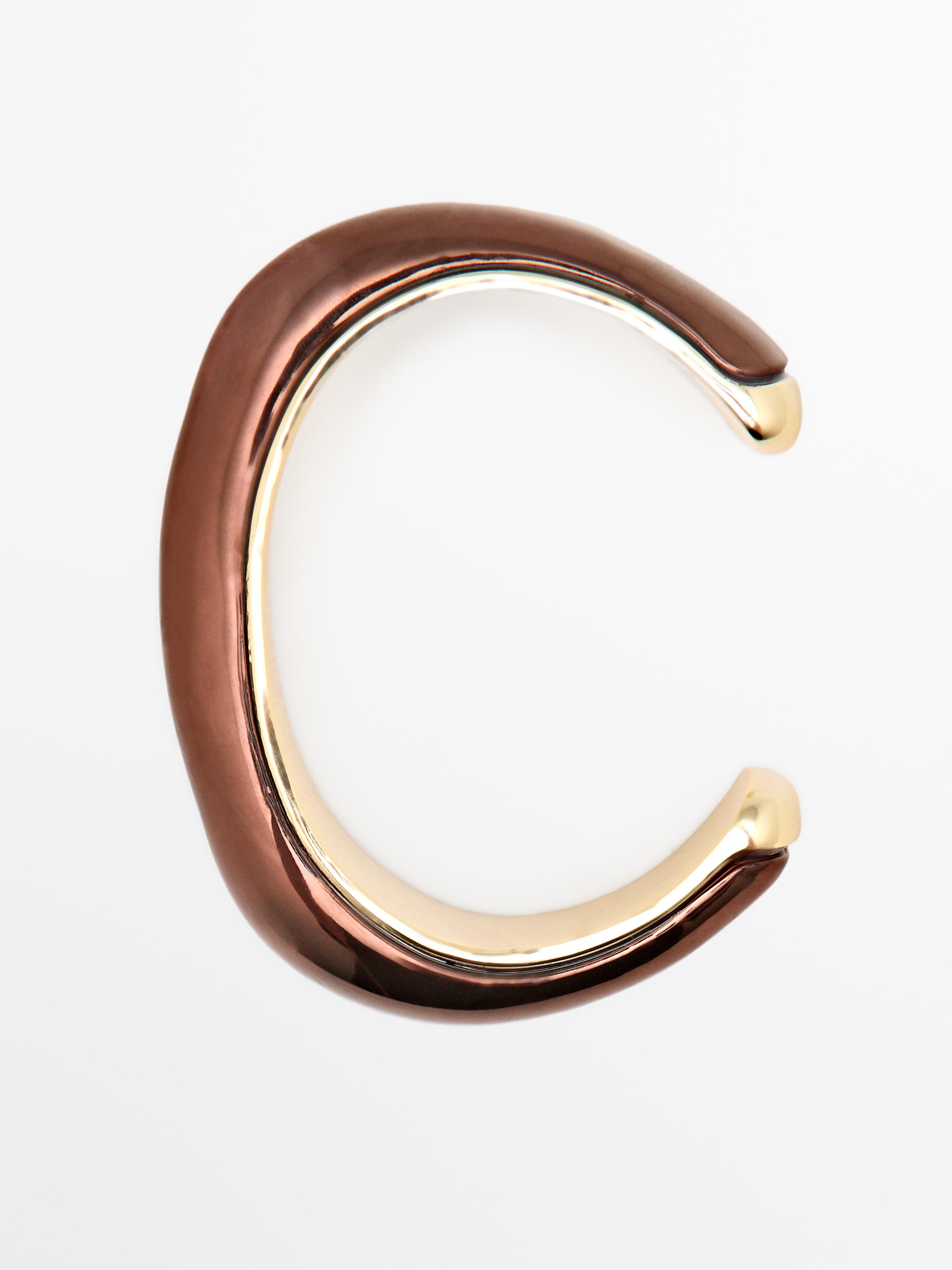 Pulsera pátina efecto bronce