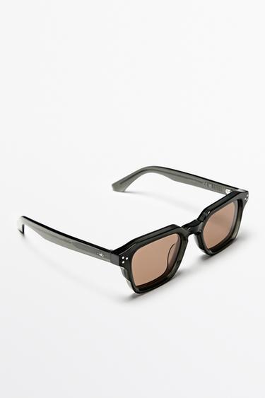 Rectangular sunglasses — GREEN 2