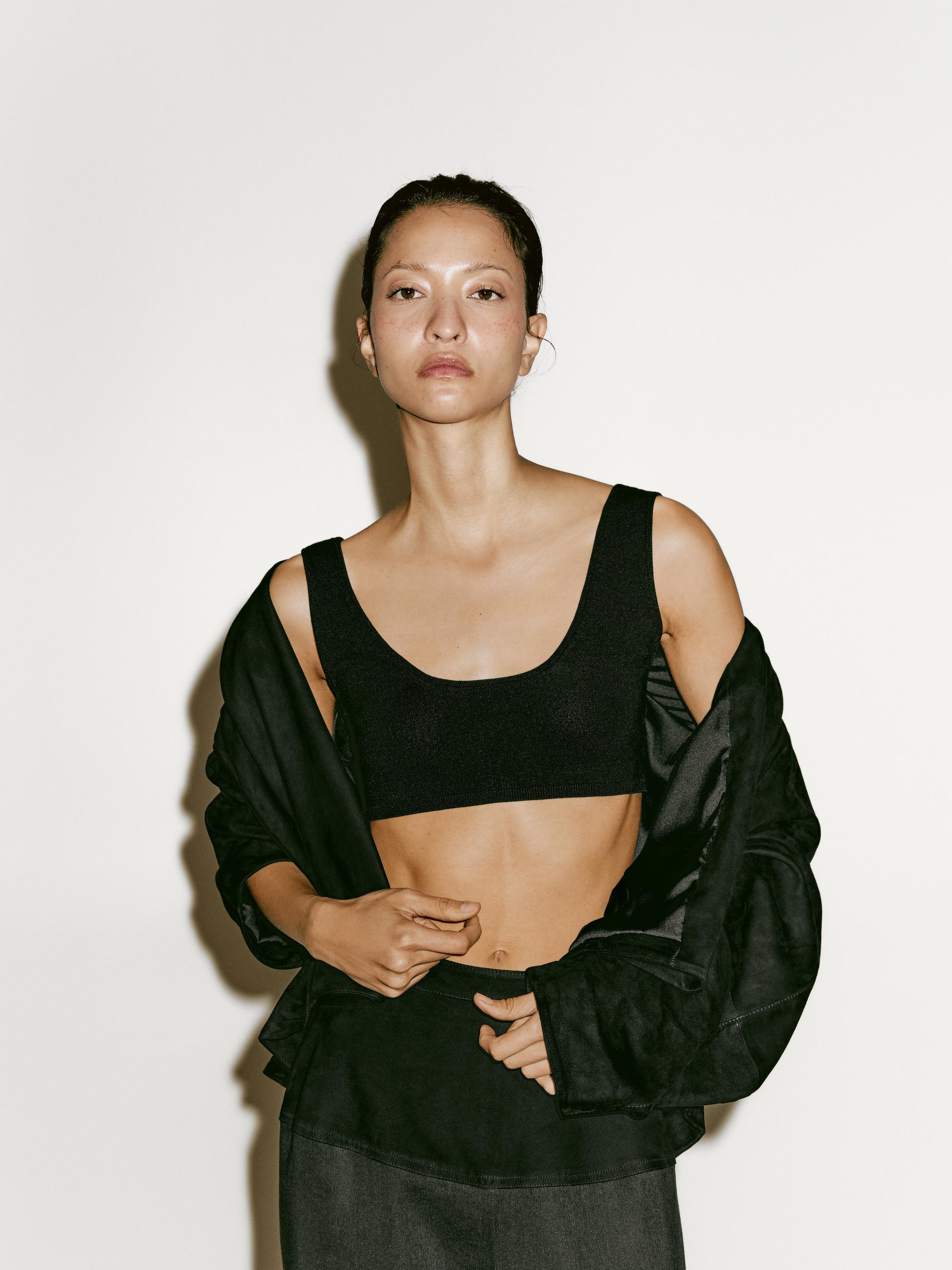 Brassière en maille fine à bretelles - Limited Edition
