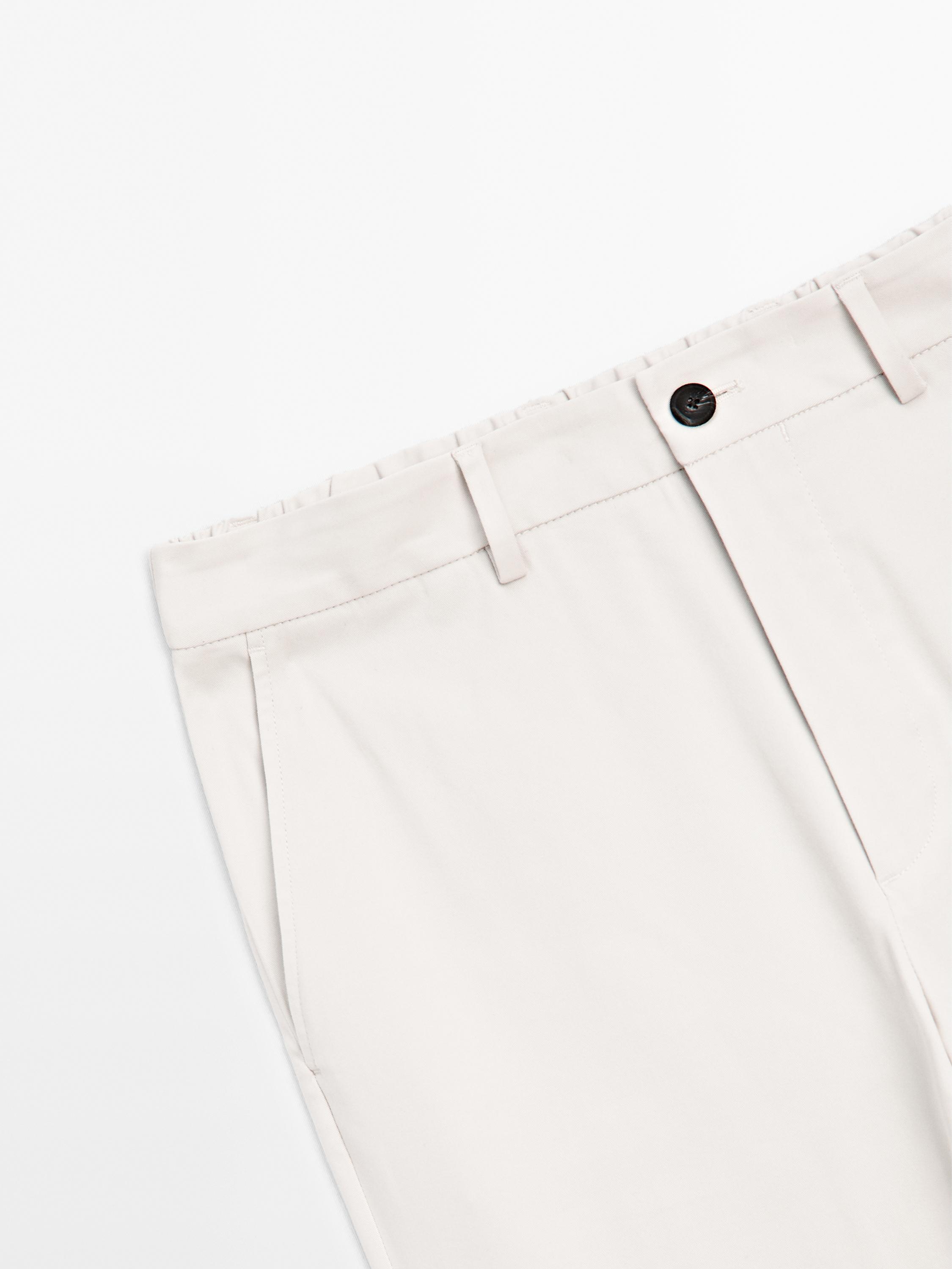 Cotton blend semi joggers