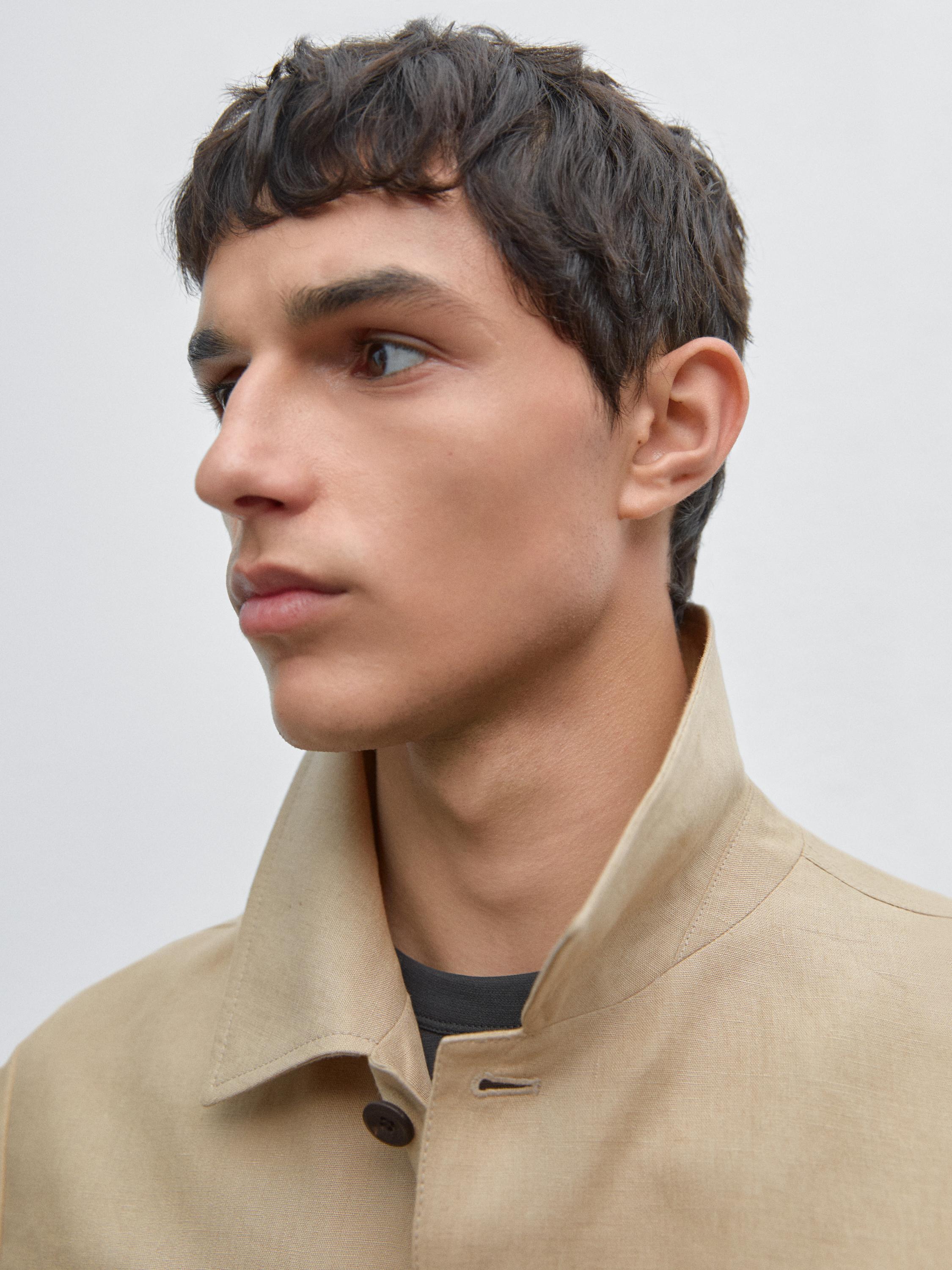 Blouson total look 100 % lin