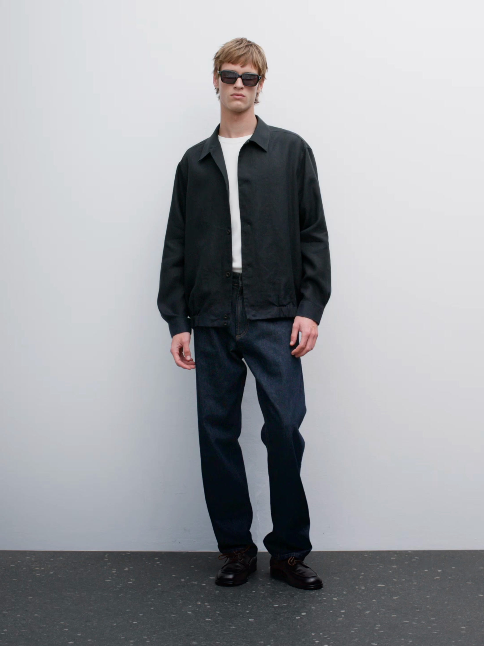 100% linen overshirt